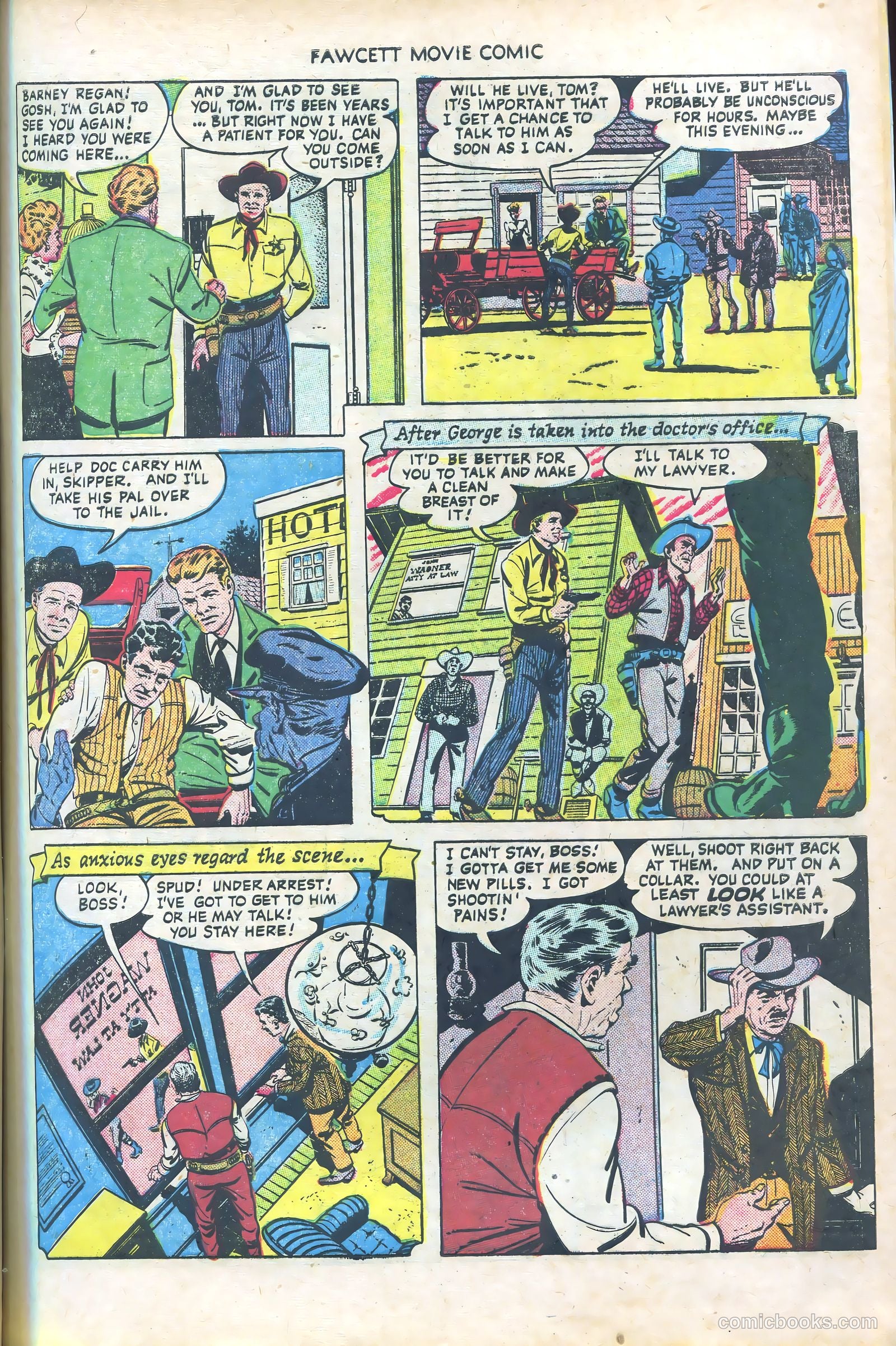 Fawcett Movie Comic #9 (1951) — page 9 of 36