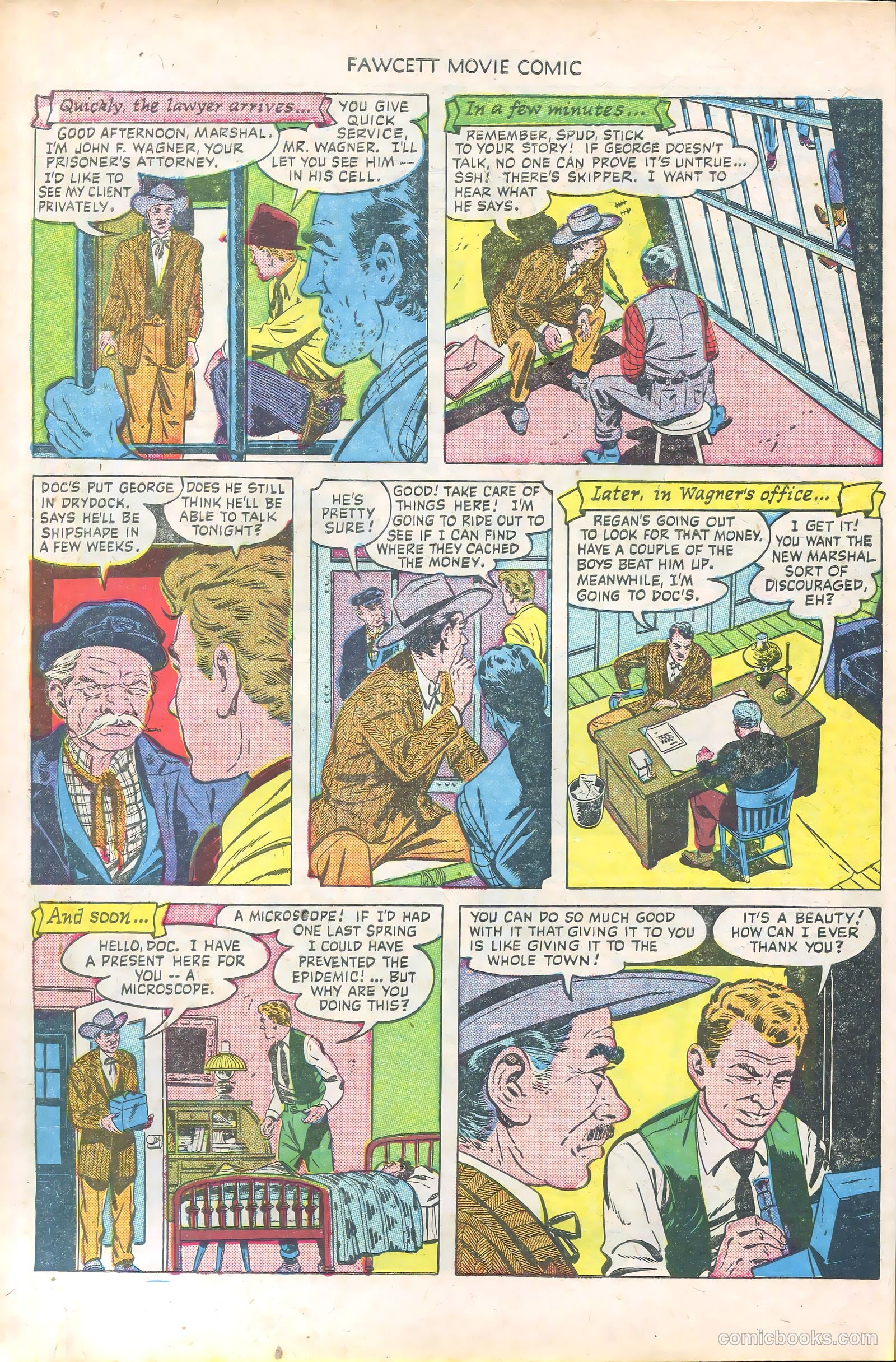 Fawcett Movie Comic #9 (1951) — page 10 of 36