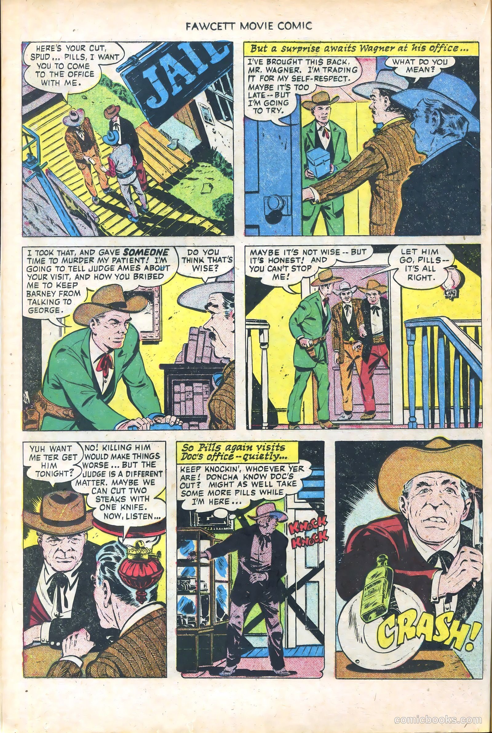 Fawcett Movie Comic #9 (1951) — page 16 of 36