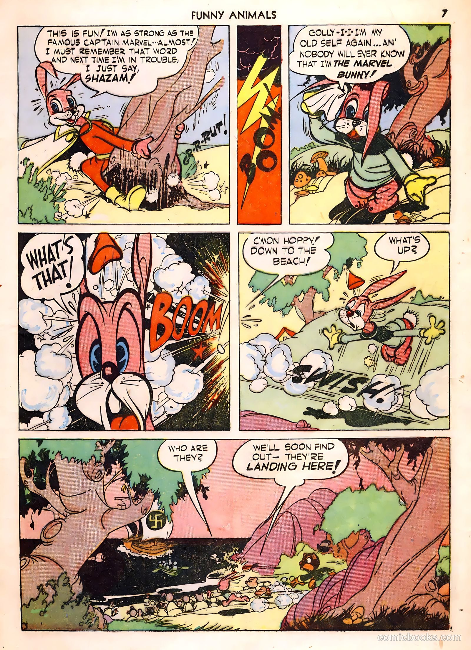 Fawcett's Funny Animals #1 (1942) — page 7 of 68