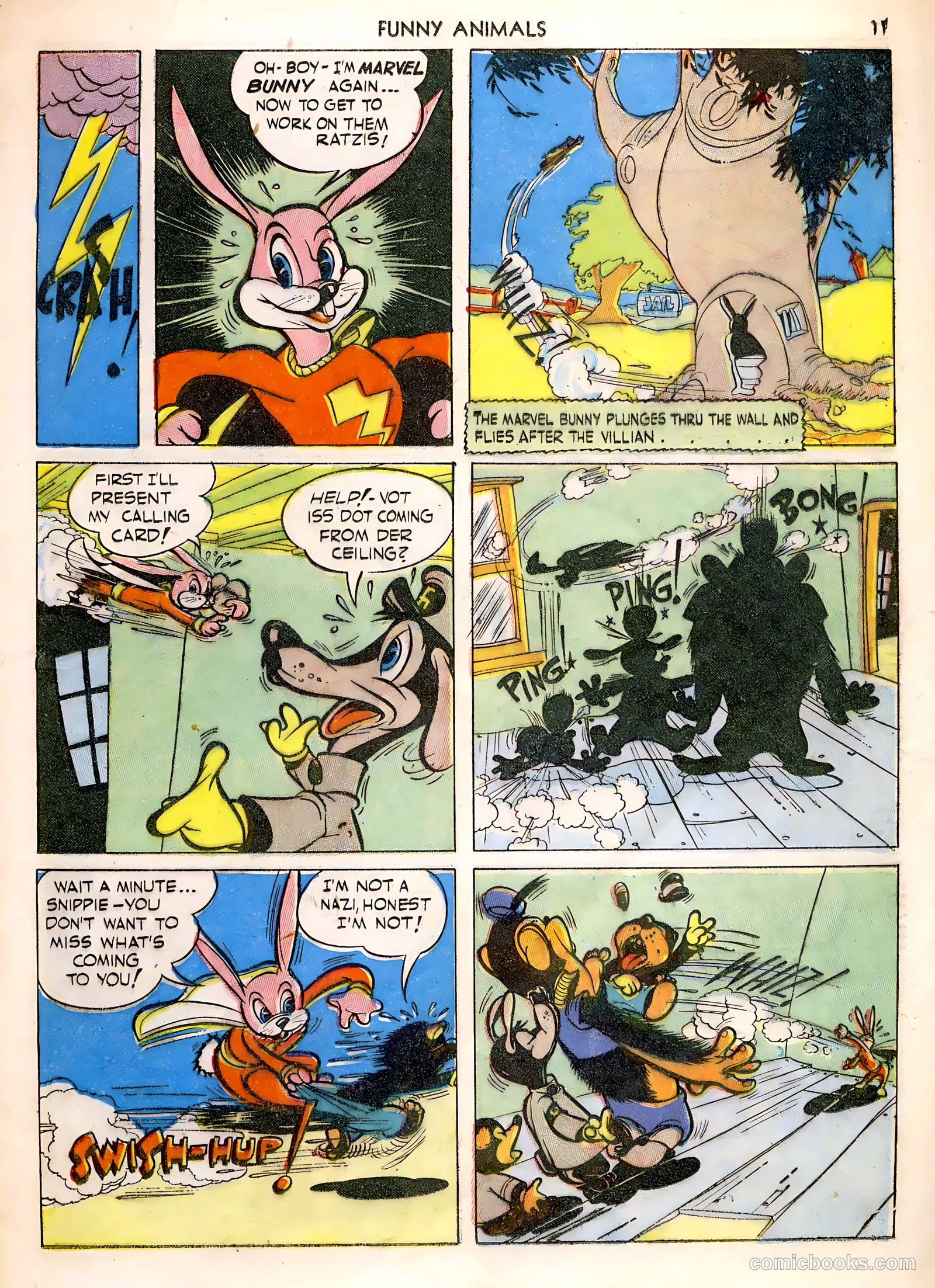 Fawcett's Funny Animals #1 (1942) — page 11 of 68