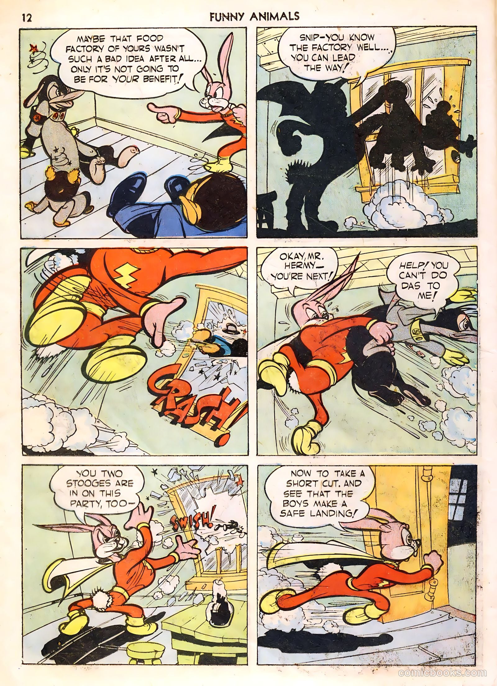 Fawcett's Funny Animals #1 (1942) — page 12 of 68