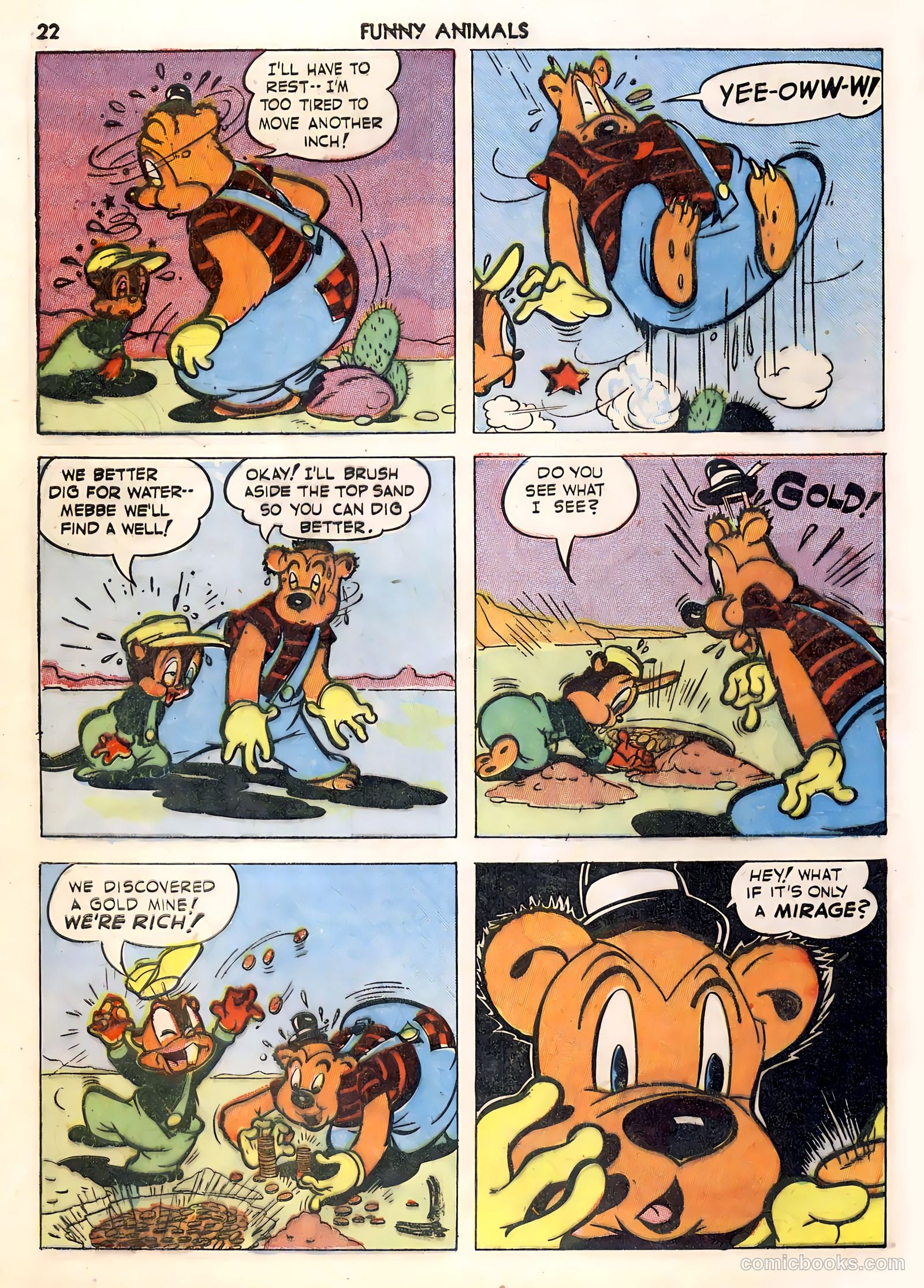Fawcett's Funny Animals #1 (1942) — page 22 of 68