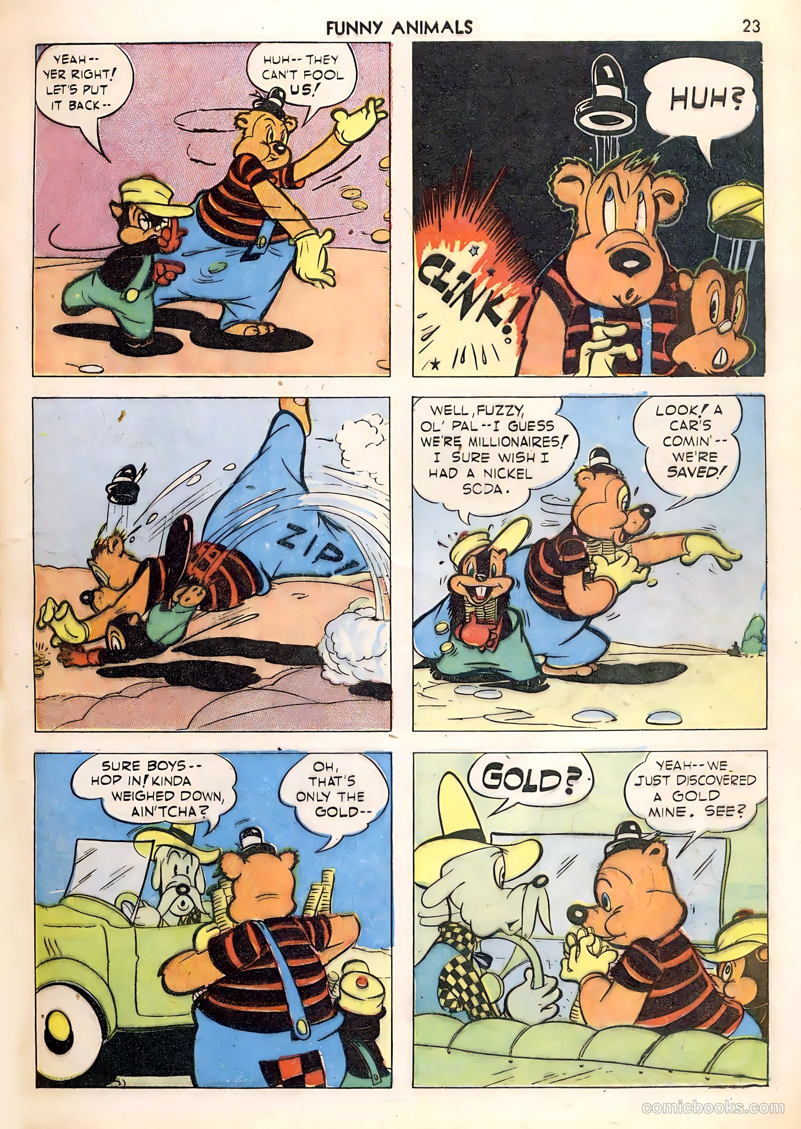 Fawcett's Funny Animals #1 (1942) — page 23 of 68