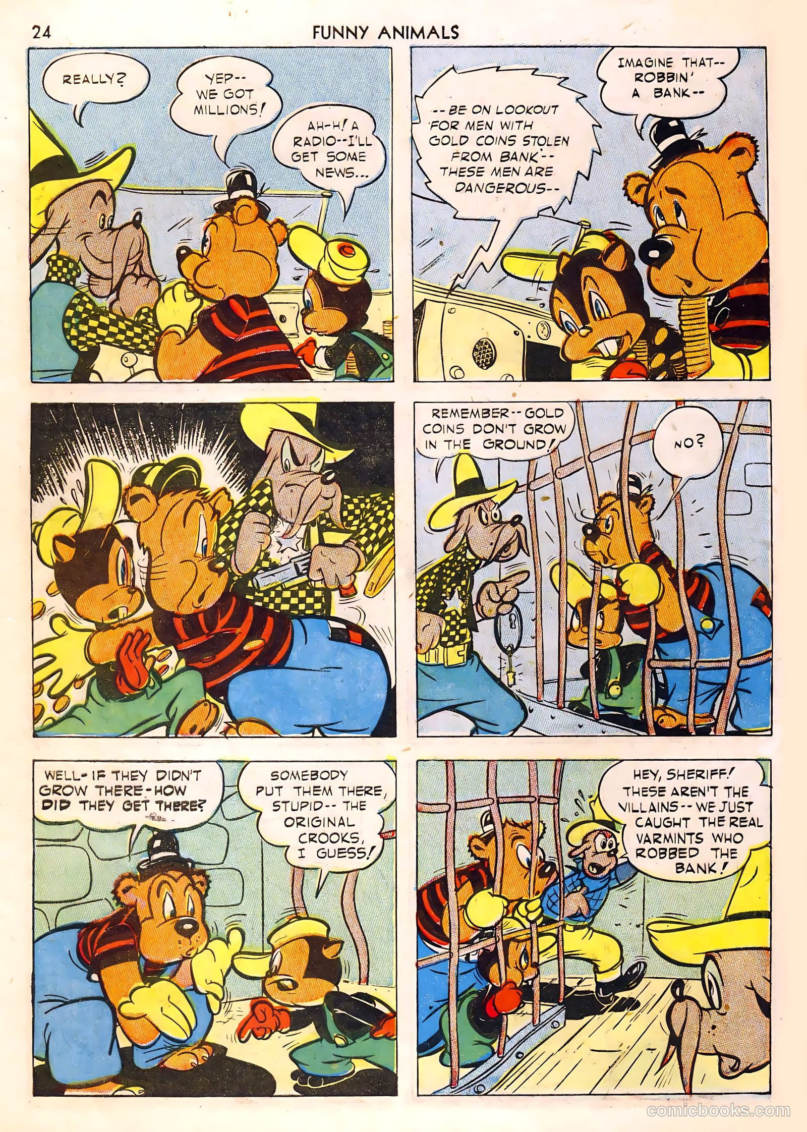Fawcett's Funny Animals #1 (1942) — page 24 of 68