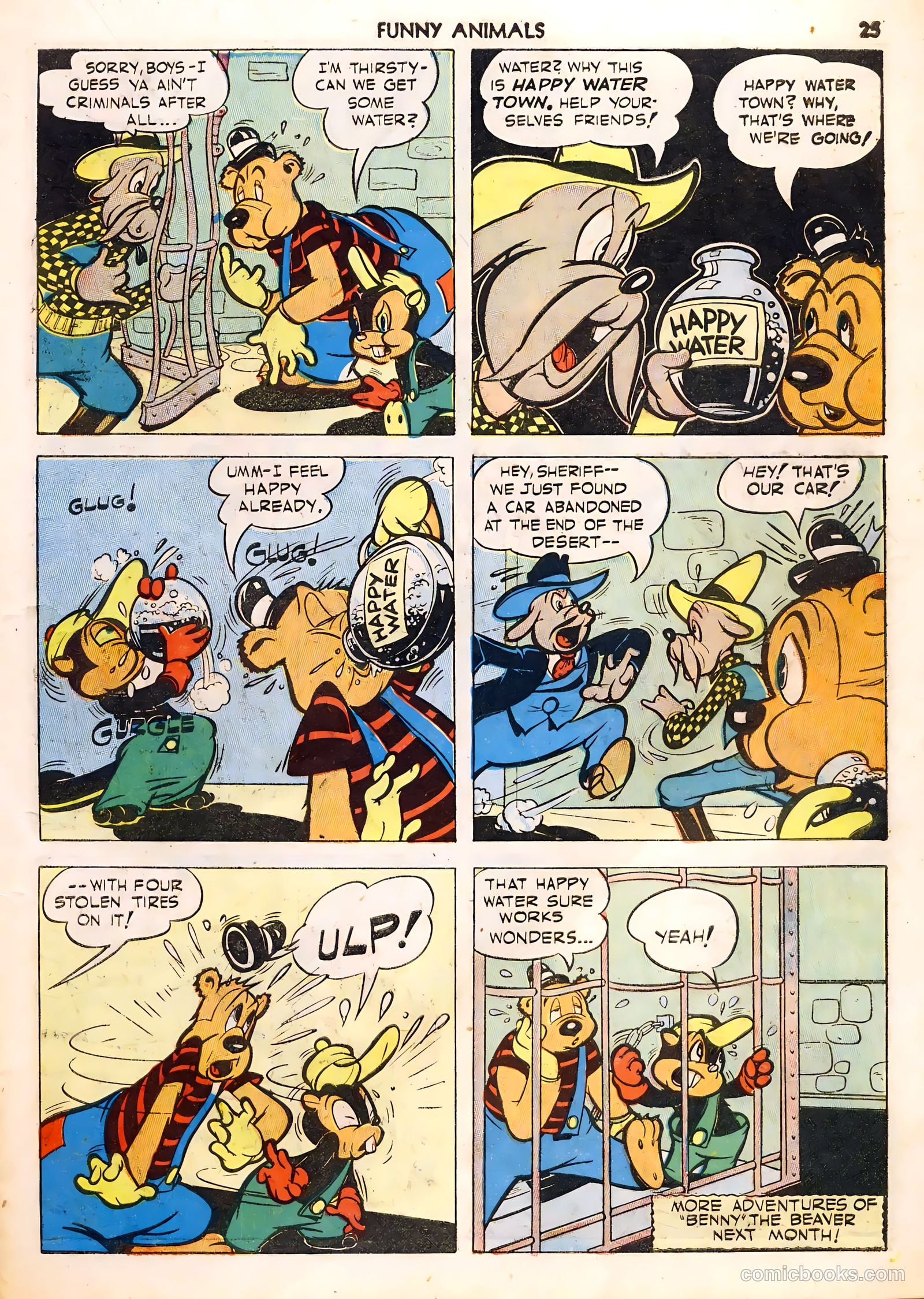 Fawcett's Funny Animals #1 (1942) — page 25 of 68