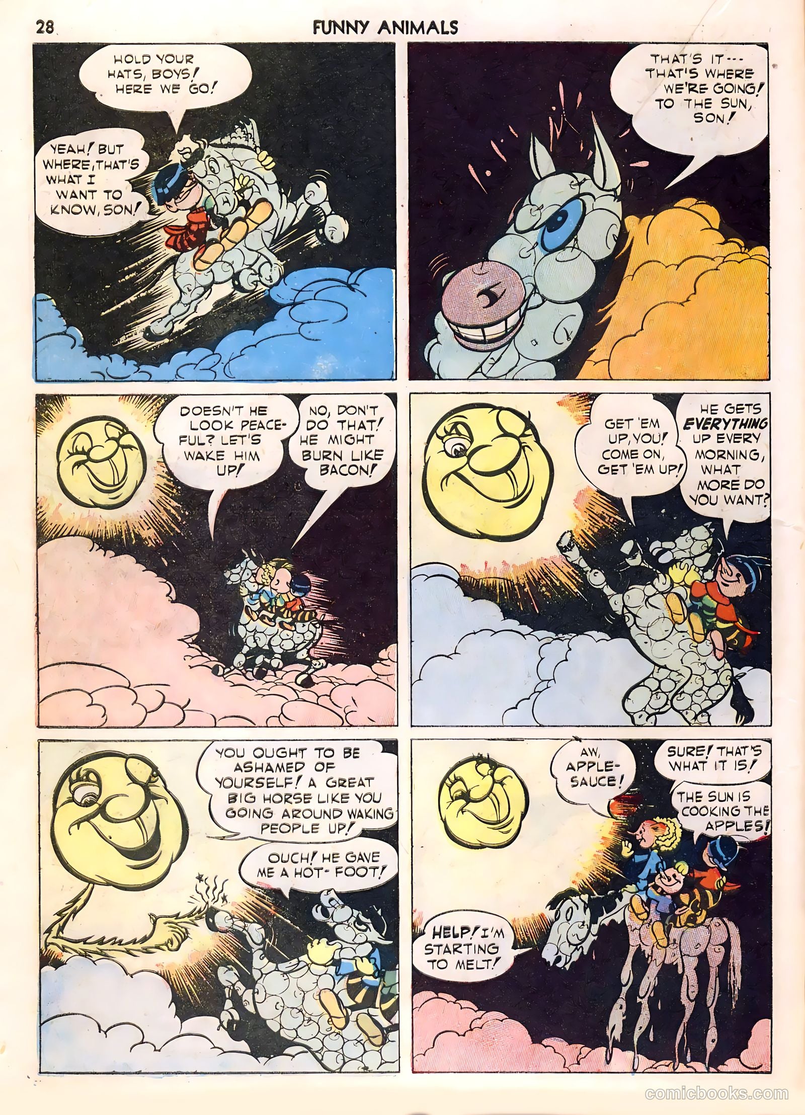 Fawcett's Funny Animals #1 (1942) — page 28 of 68