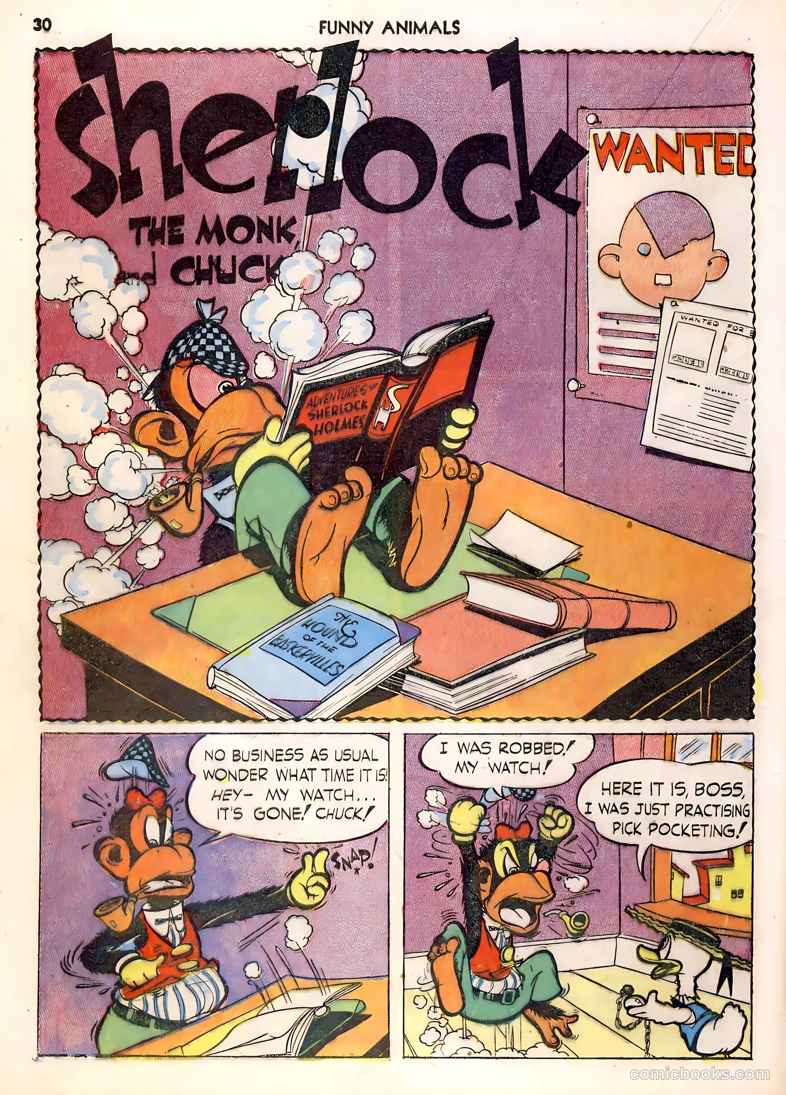 Fawcett's Funny Animals #1 (1942) — page 30 of 68