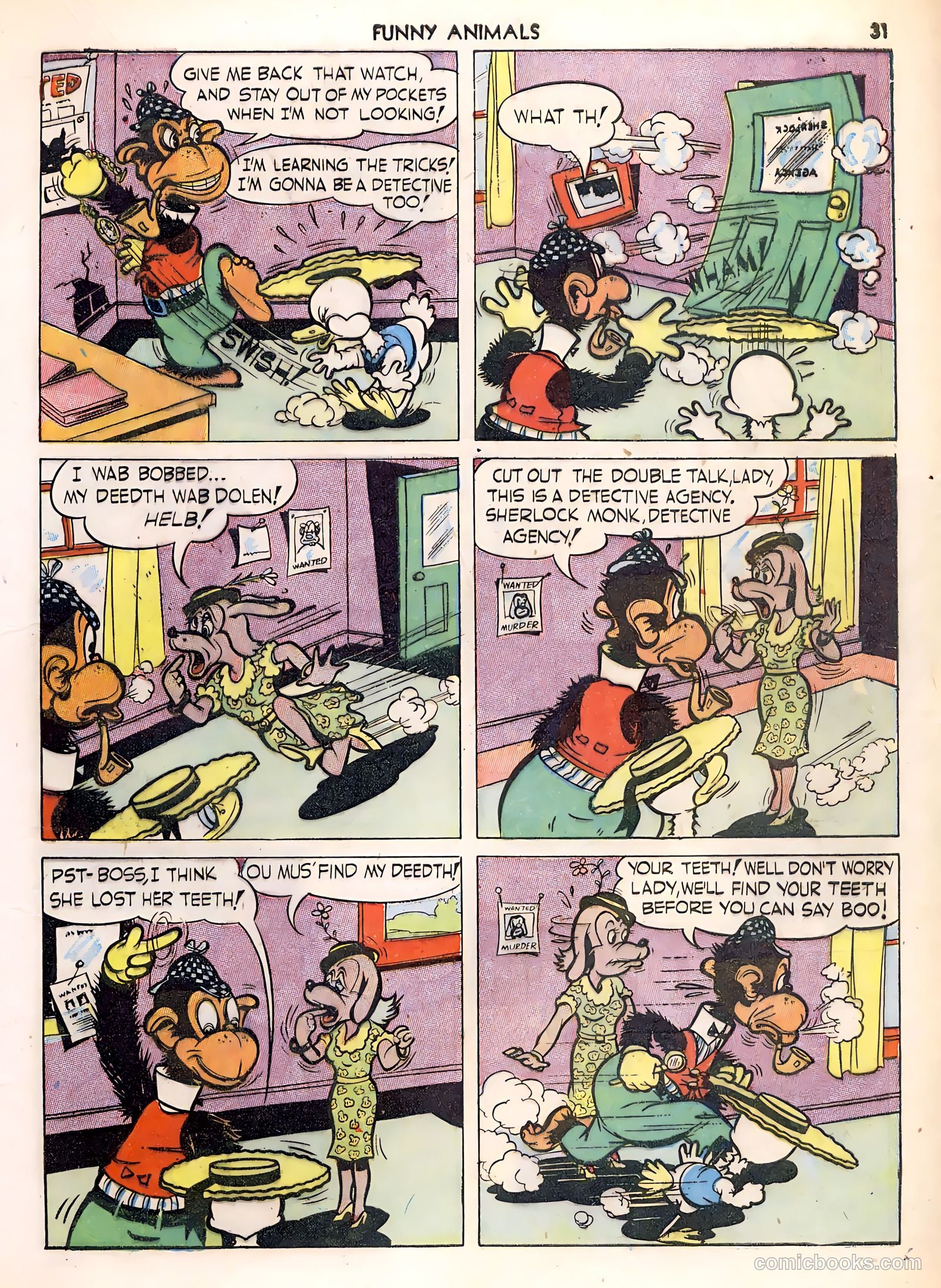 Fawcett's Funny Animals #1 (1942) — page 31 of 68