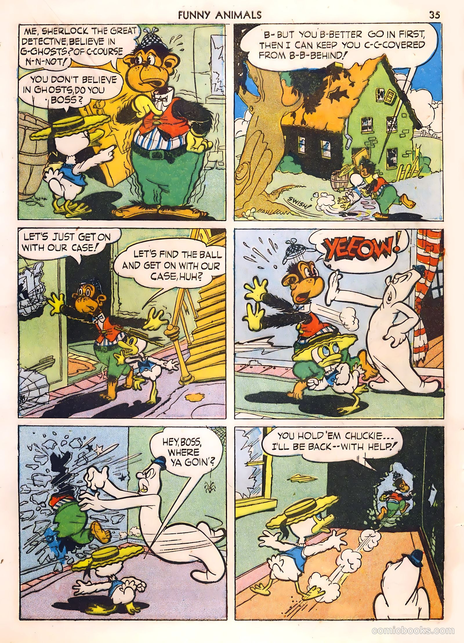 Fawcett's Funny Animals #1 (1942) — page 35 of 68