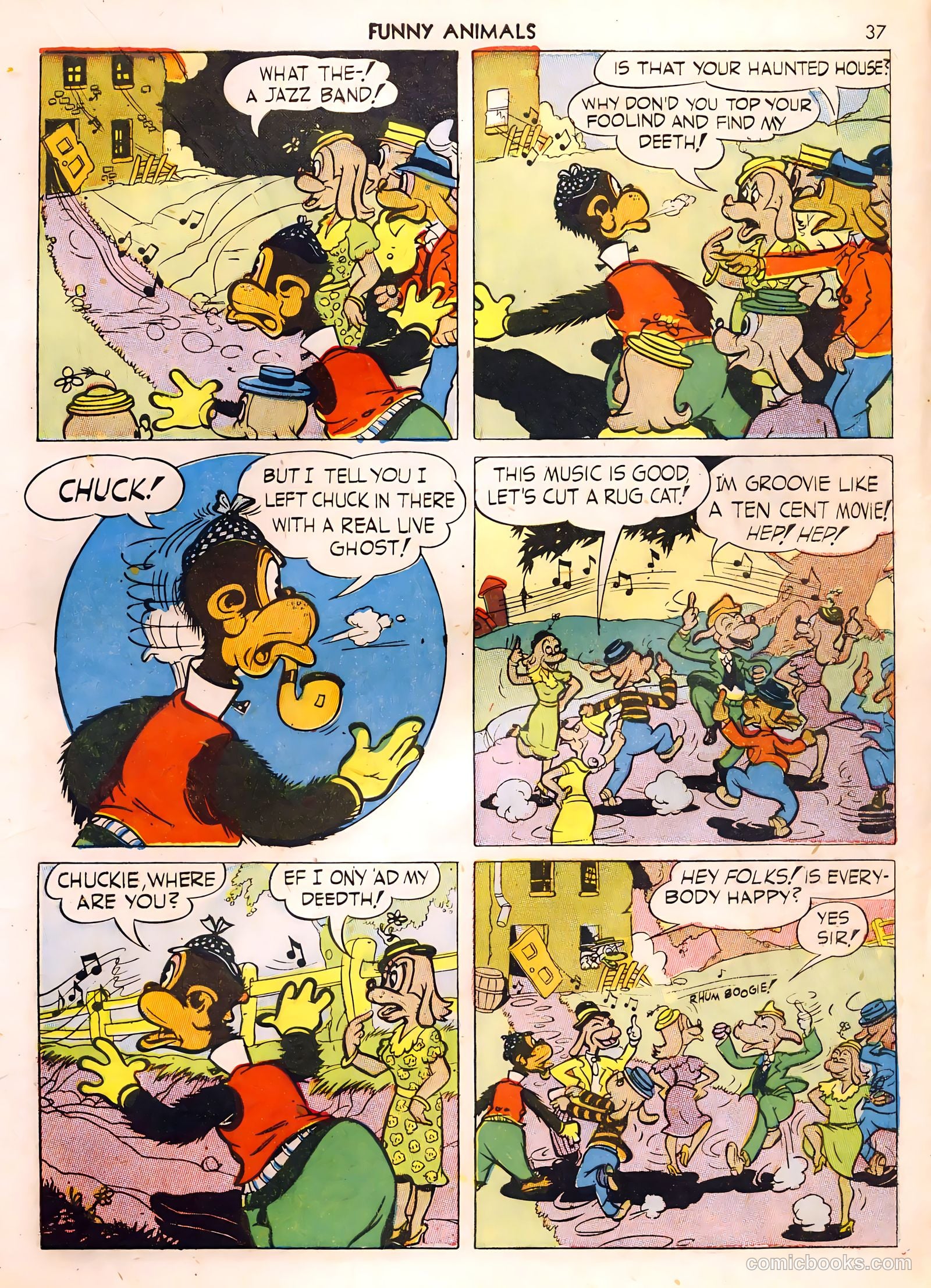 Fawcett's Funny Animals #1 (1942) — page 37 of 68