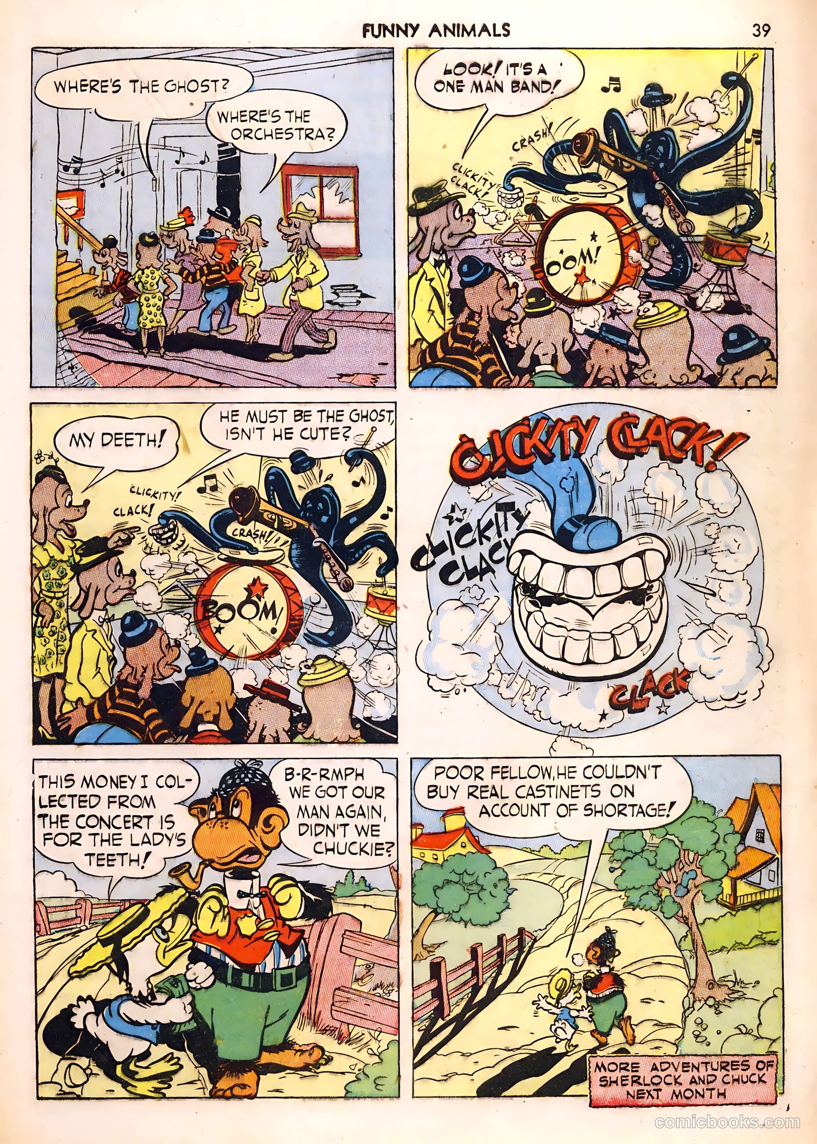 Fawcett's Funny Animals #1 (1942) — page 39 of 68