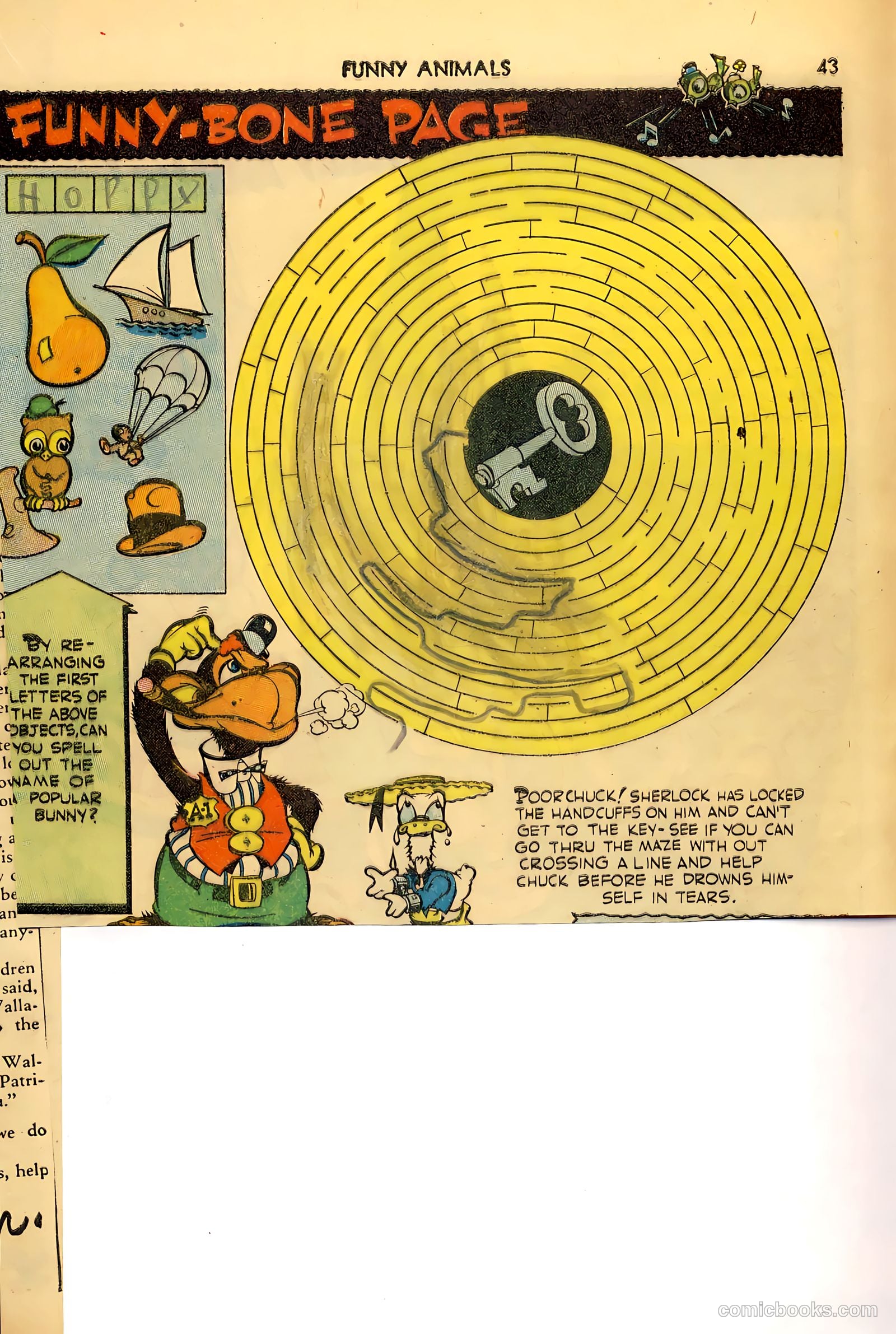 Fawcett's Funny Animals #1 (1942) — page 43 of 68