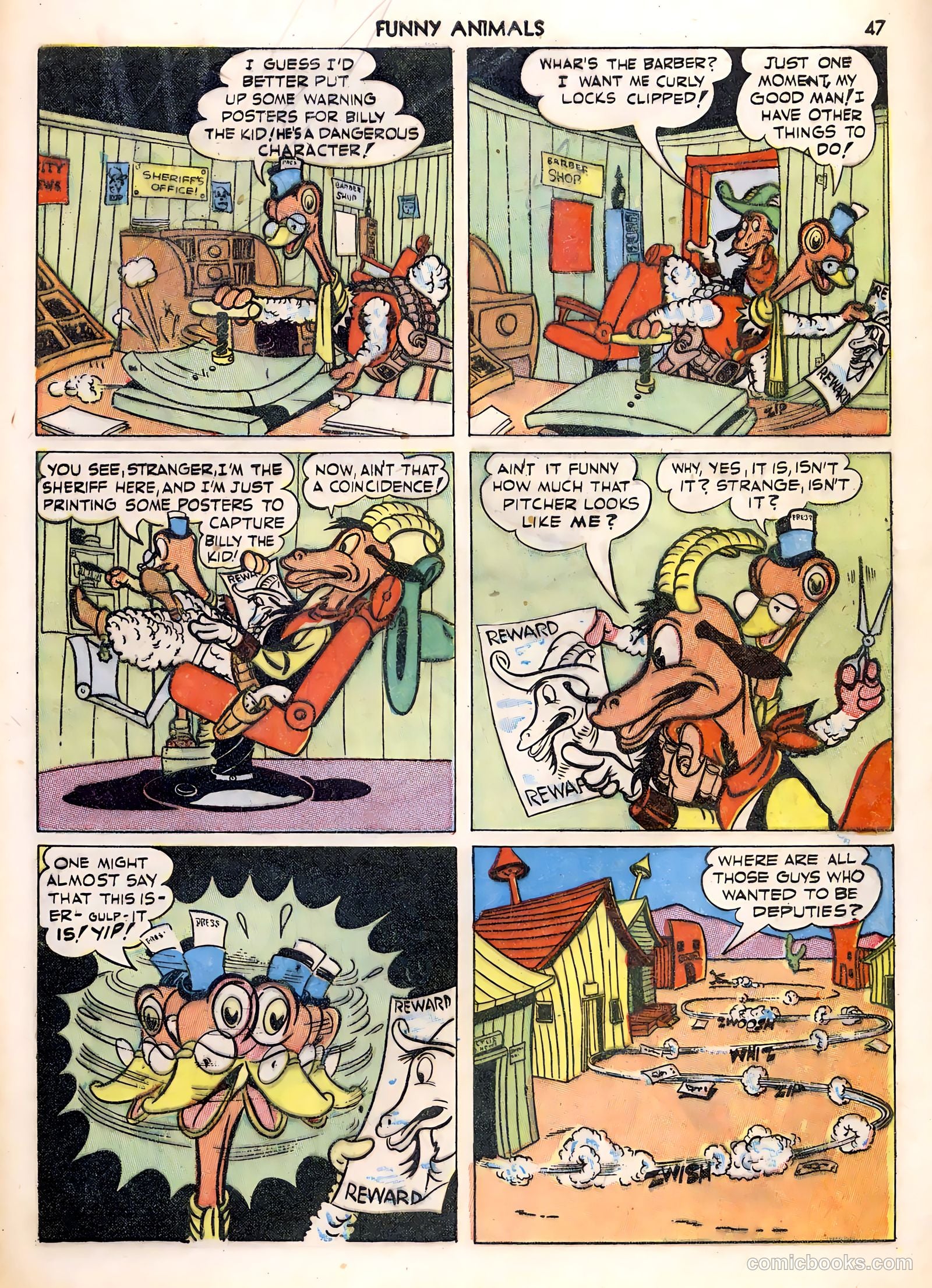 Fawcett's Funny Animals #1 (1942) — page 47 of 68