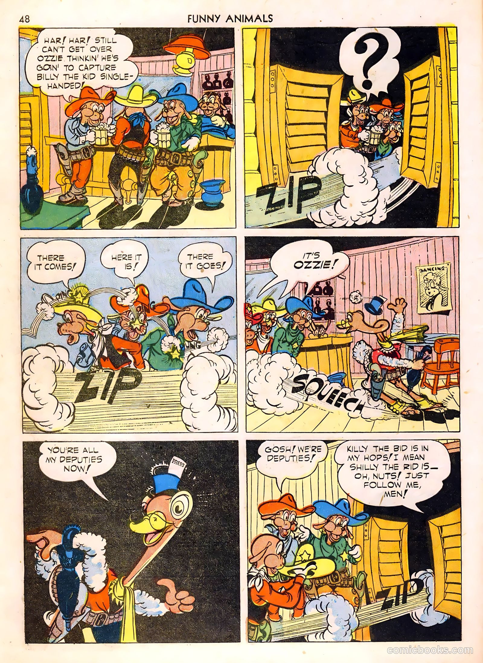 Fawcett's Funny Animals #1 (1942) — page 48 of 68