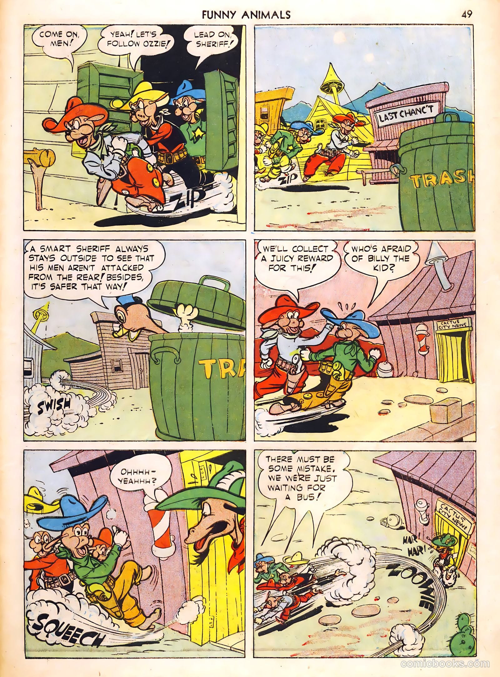 Fawcett's Funny Animals #1 (1942) — page 49 of 68