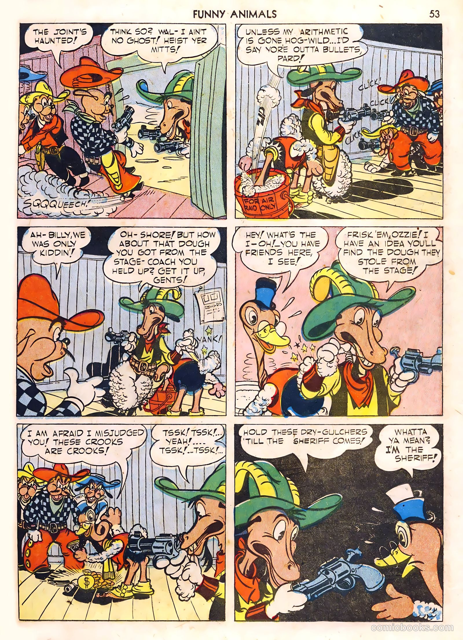 Fawcett's Funny Animals #1 (1942) — page 53 of 68