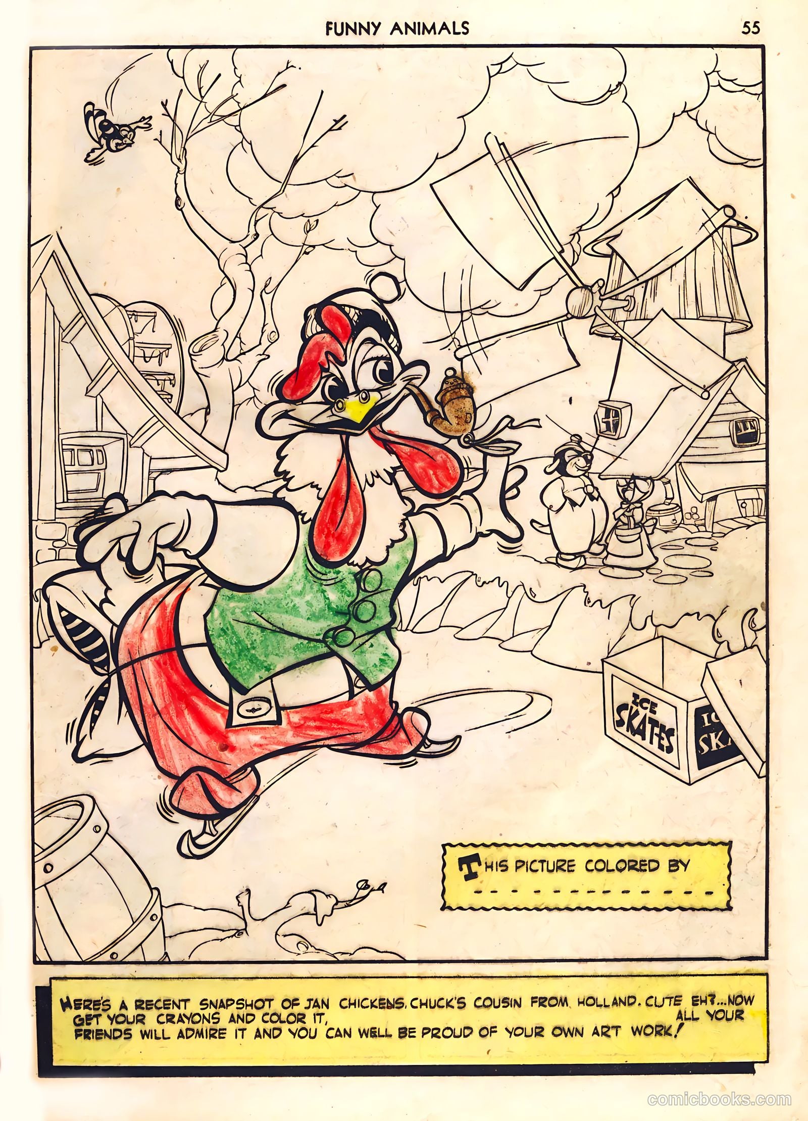 Fawcett's Funny Animals #1 (1942) — page 55 of 68