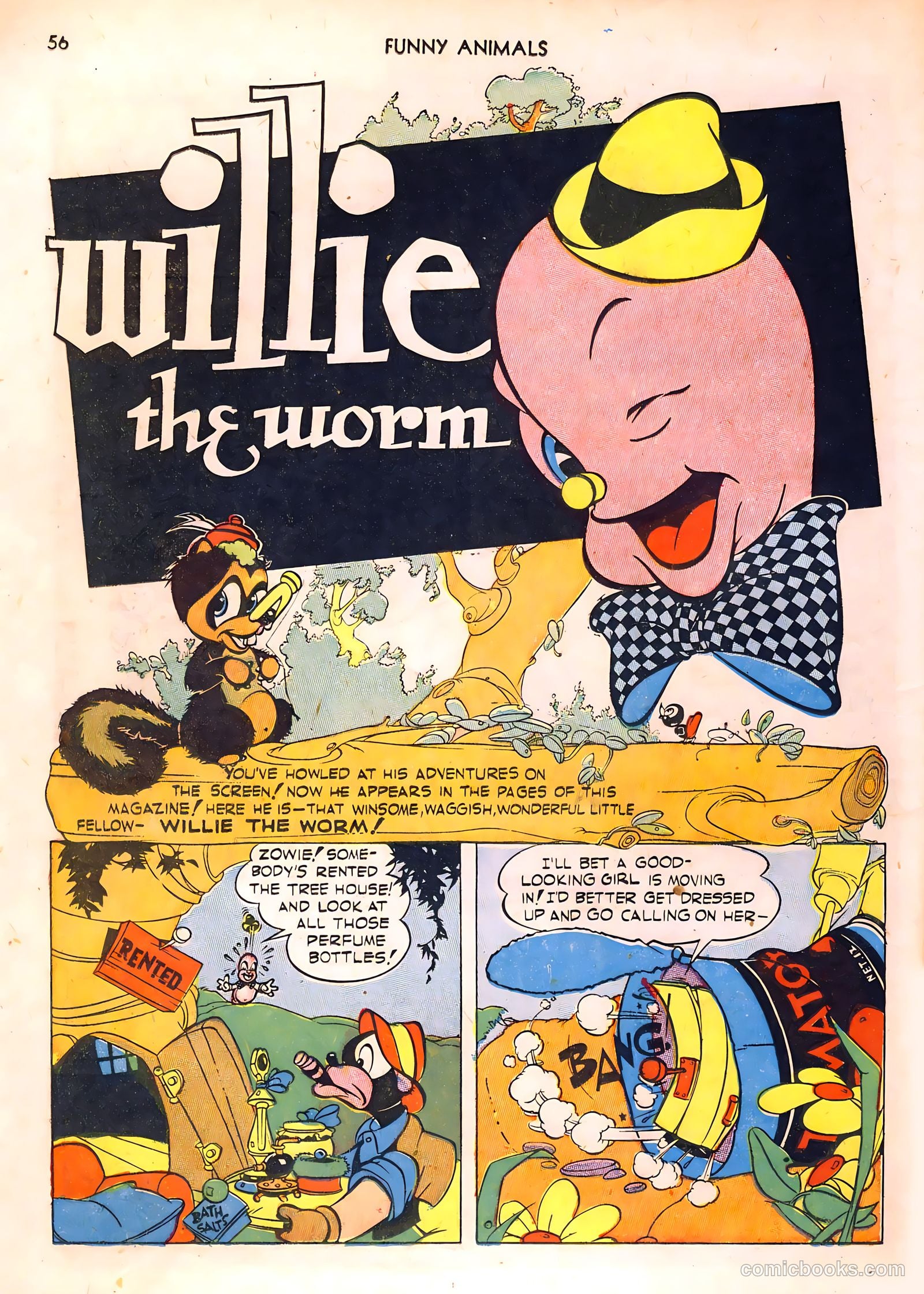 Fawcett's Funny Animals #1 (1942) — page 56 of 68