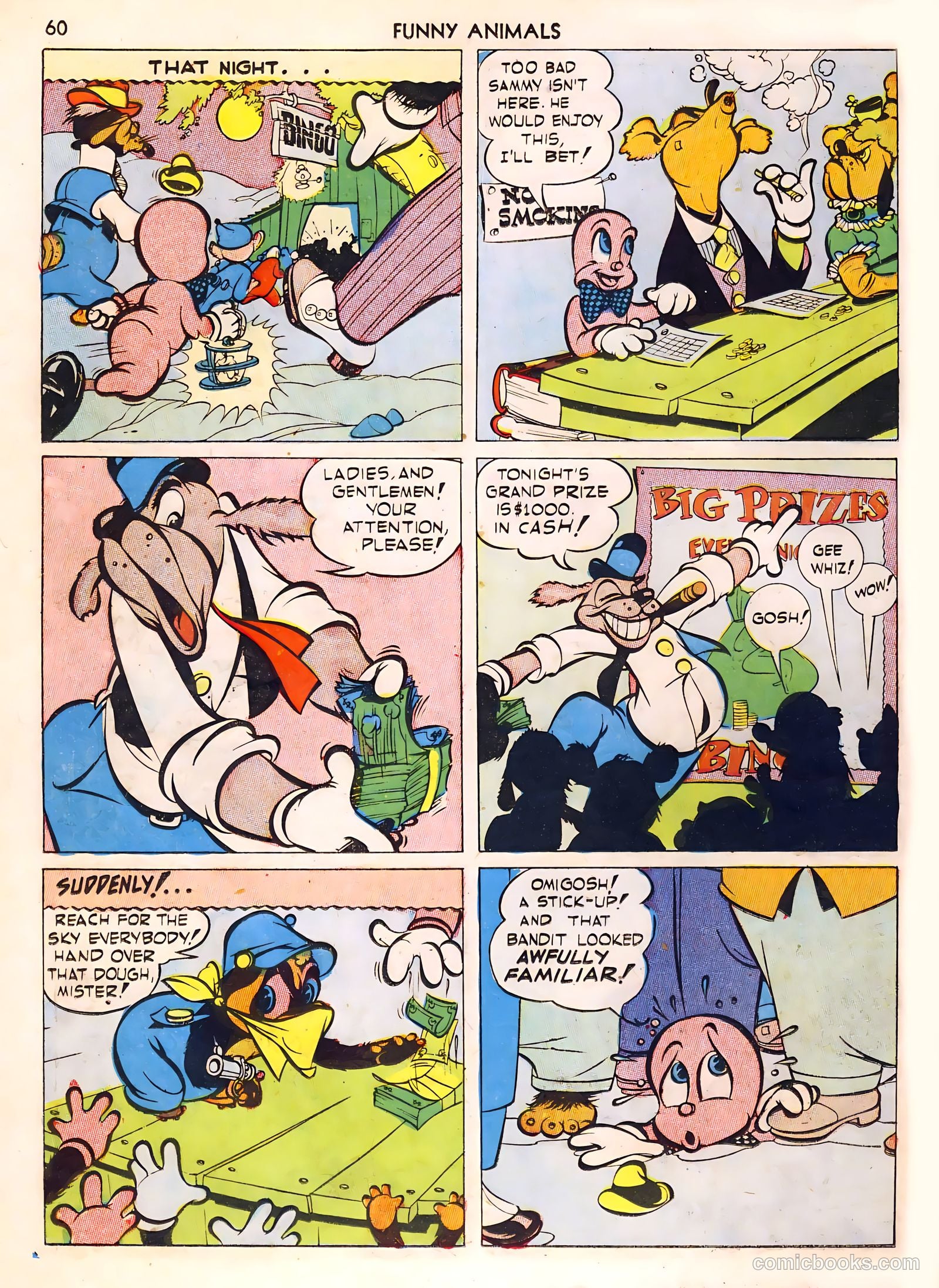Fawcett's Funny Animals #1 (1942) — page 60 of 68