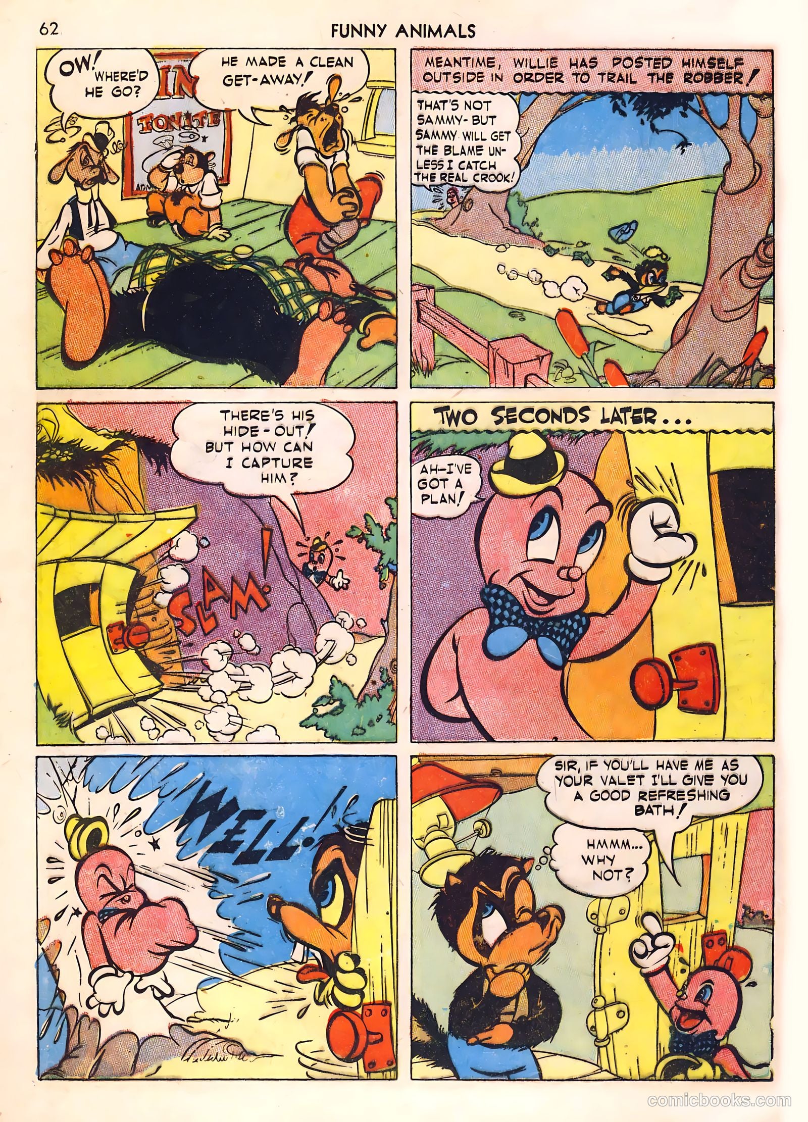 Fawcett's Funny Animals #1 (1942) — page 62 of 68