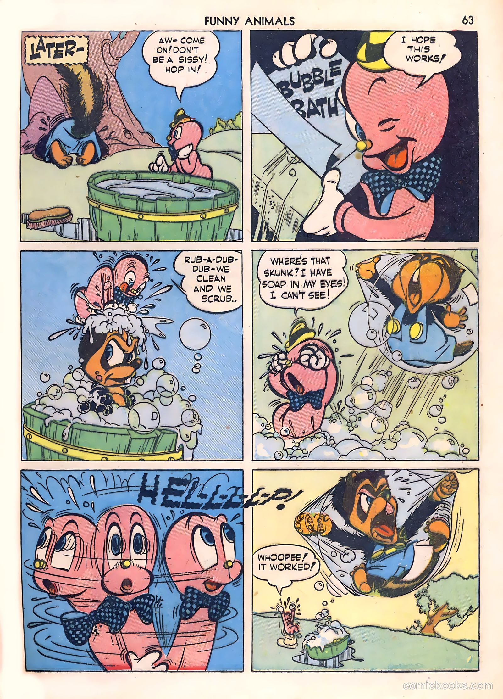 Fawcett's Funny Animals #1 (1942) — page 63 of 68