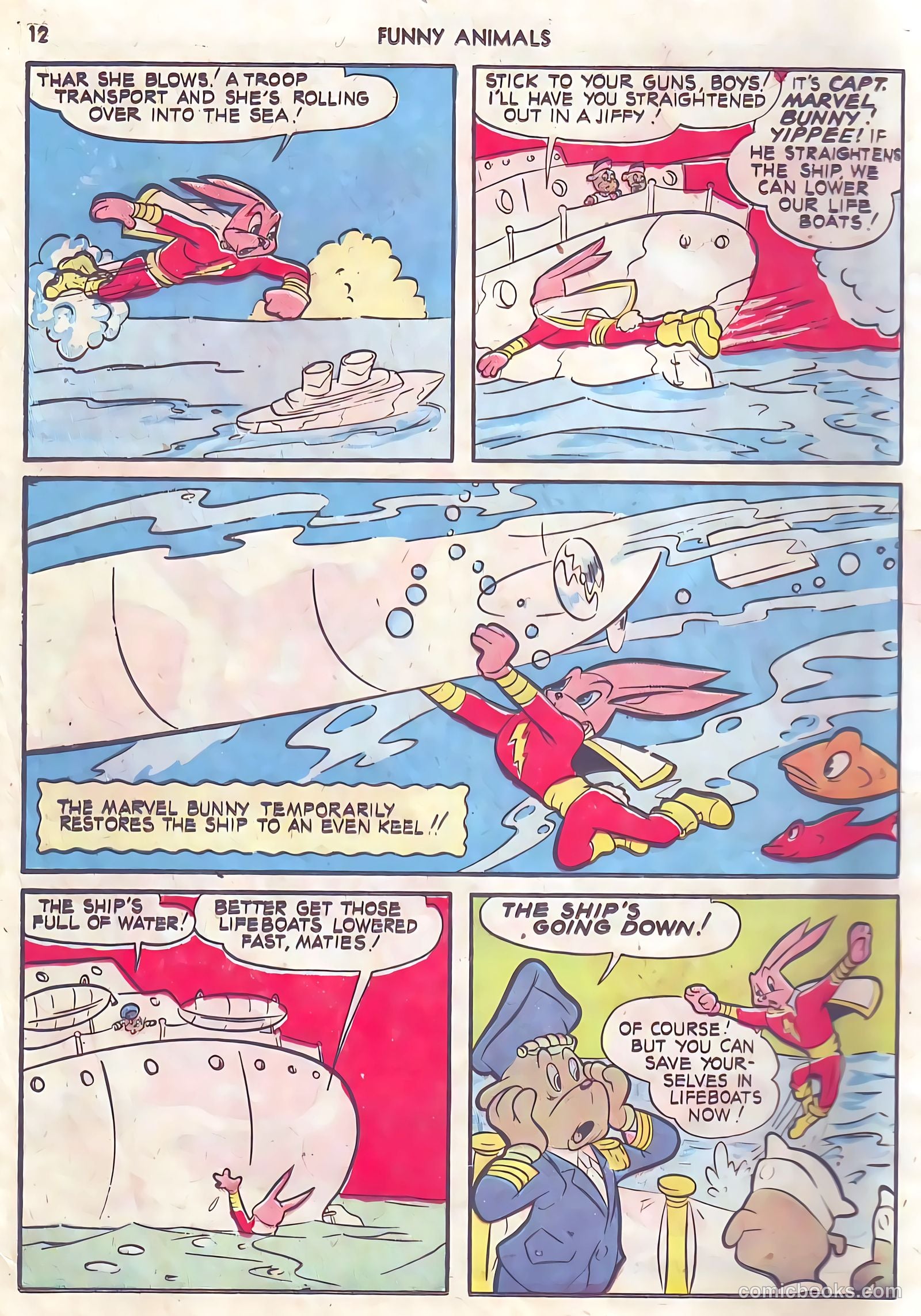 Fawcett's Funny Animals #10 (1943) — page 12 of 68