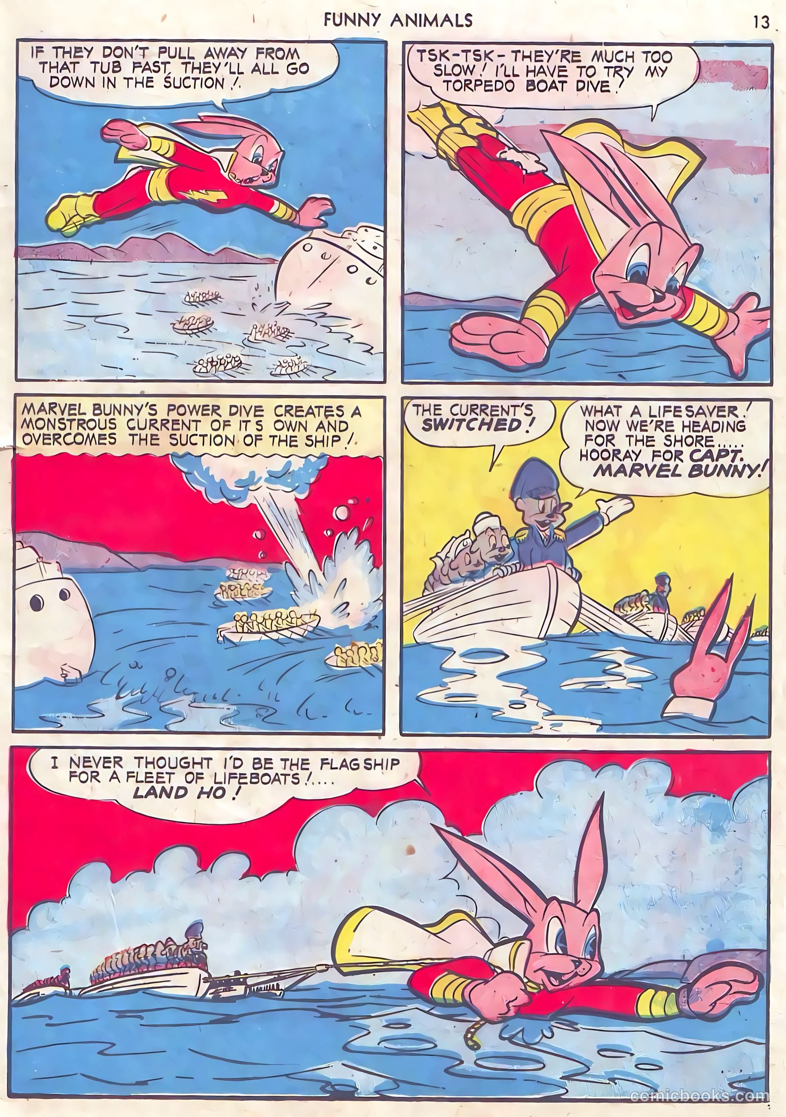 Fawcett's Funny Animals #10 (1943) — page 13 of 68