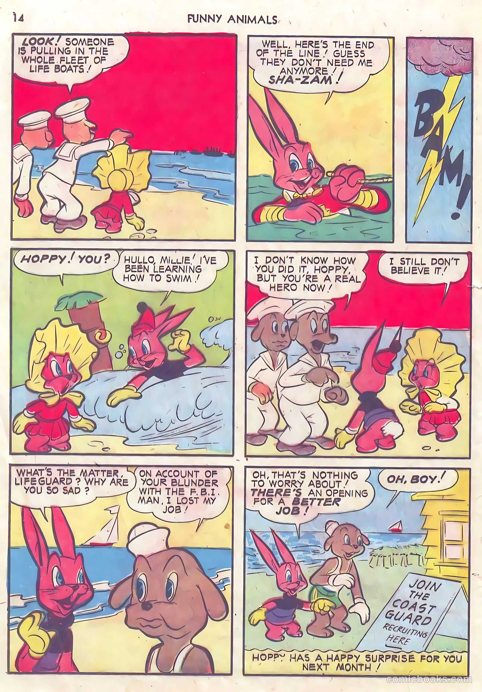 Fawcett's Funny Animals #10 (1943) — page 14 of 68