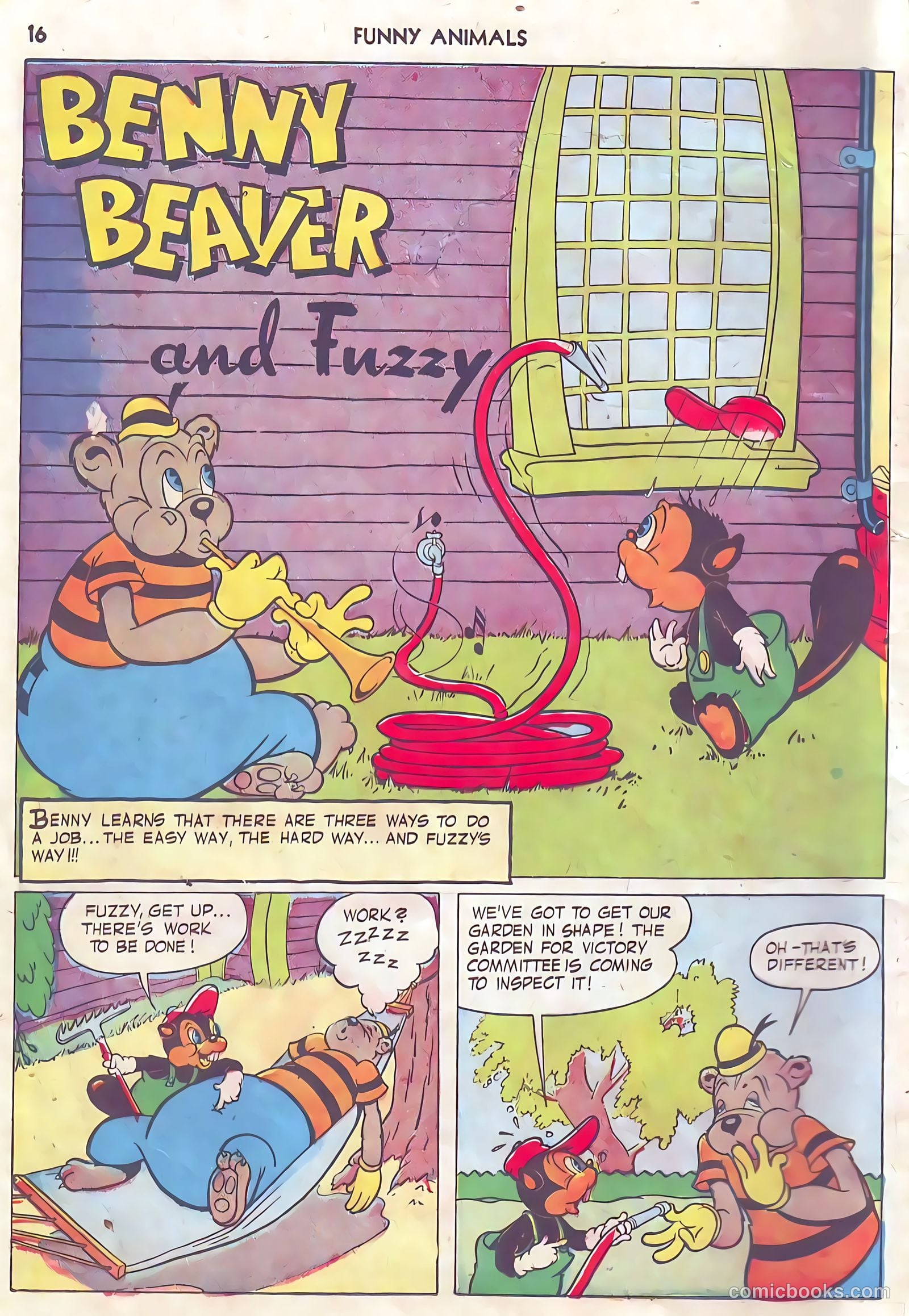 Fawcett's Funny Animals #10 (1943) — page 16 of 68