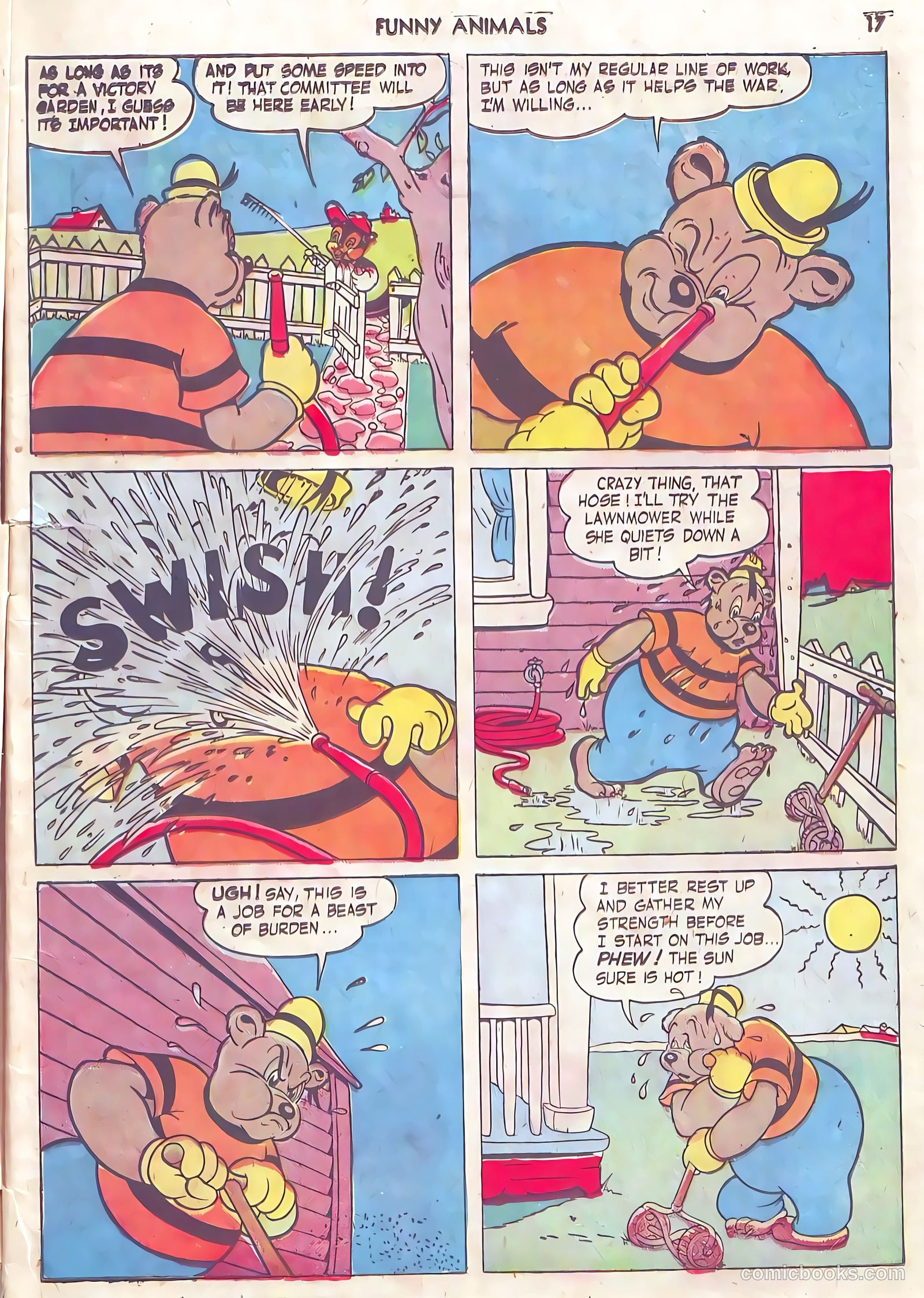 Fawcett's Funny Animals #10 (1943) — page 17 of 68