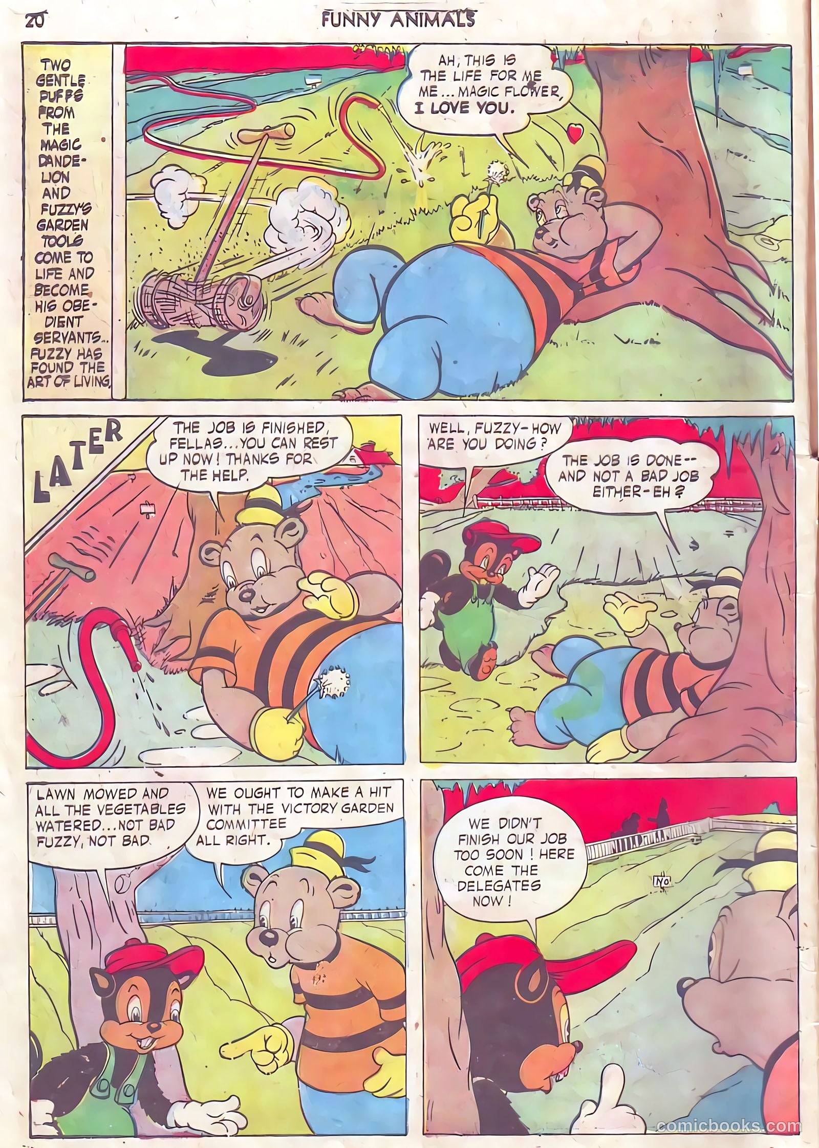 Fawcett's Funny Animals #10 (1943) — page 20 of 68