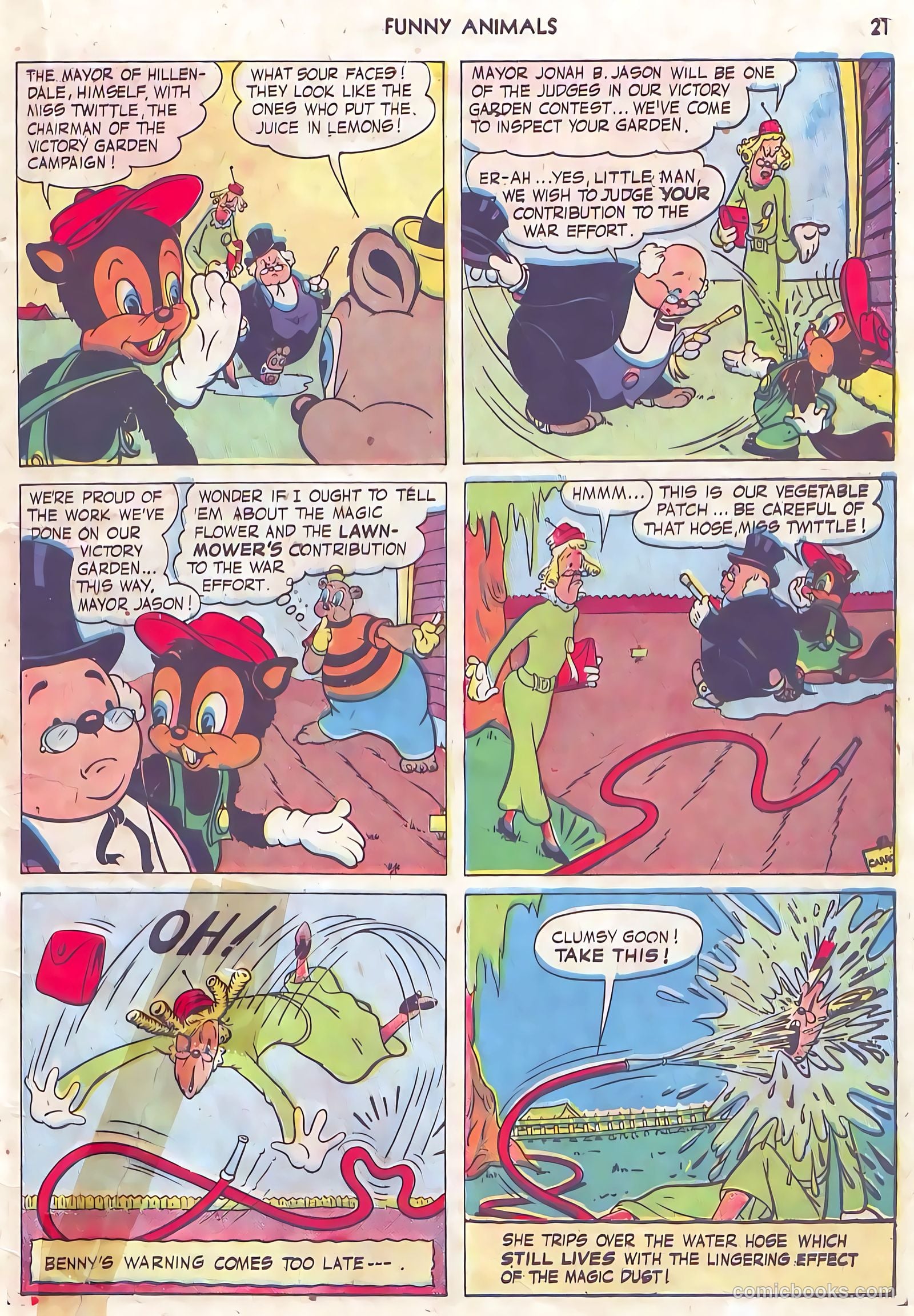 Fawcett's Funny Animals #10 (1943) — page 21 of 68