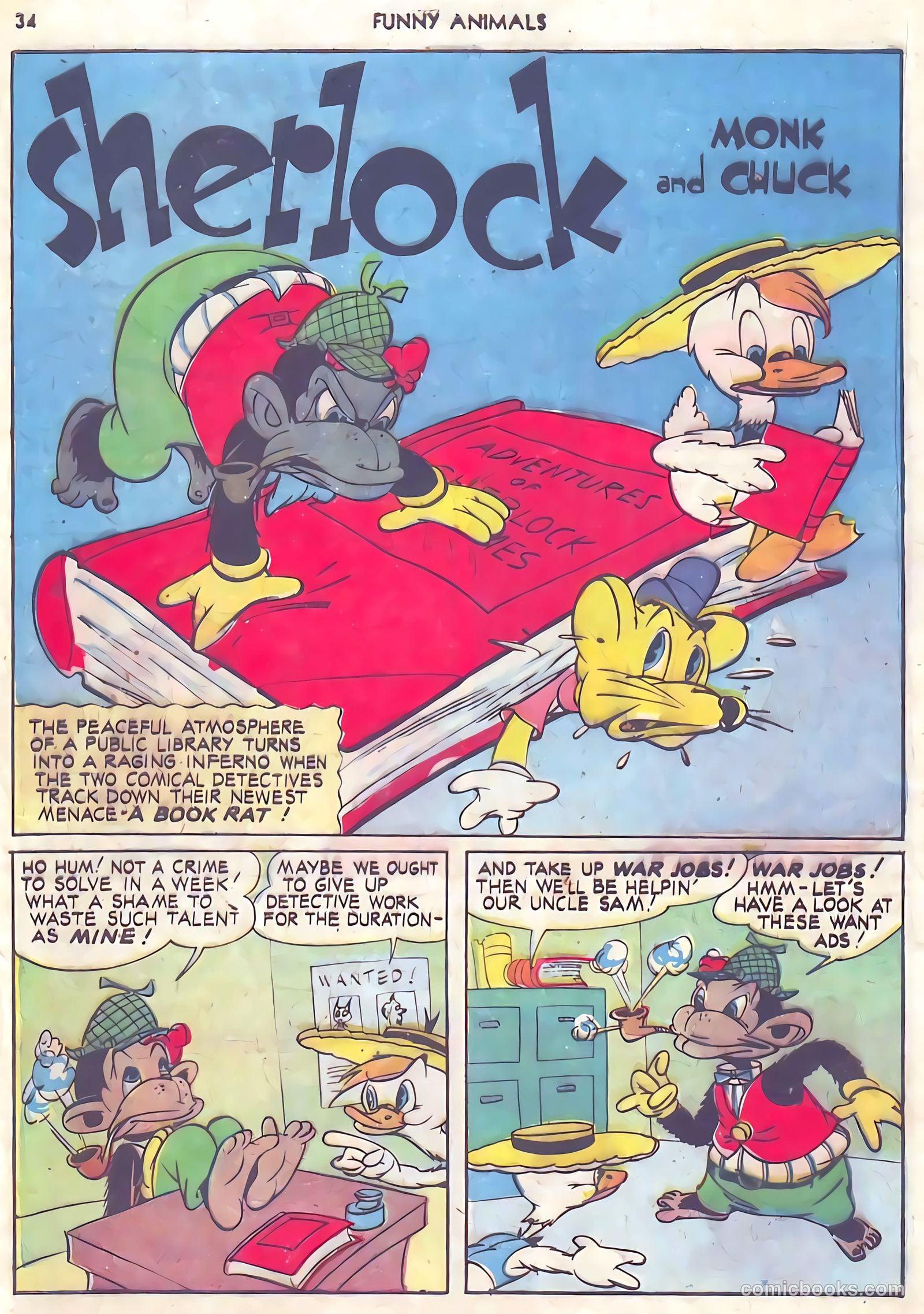 Fawcett's Funny Animals #10 (1943) — page 34 of 68