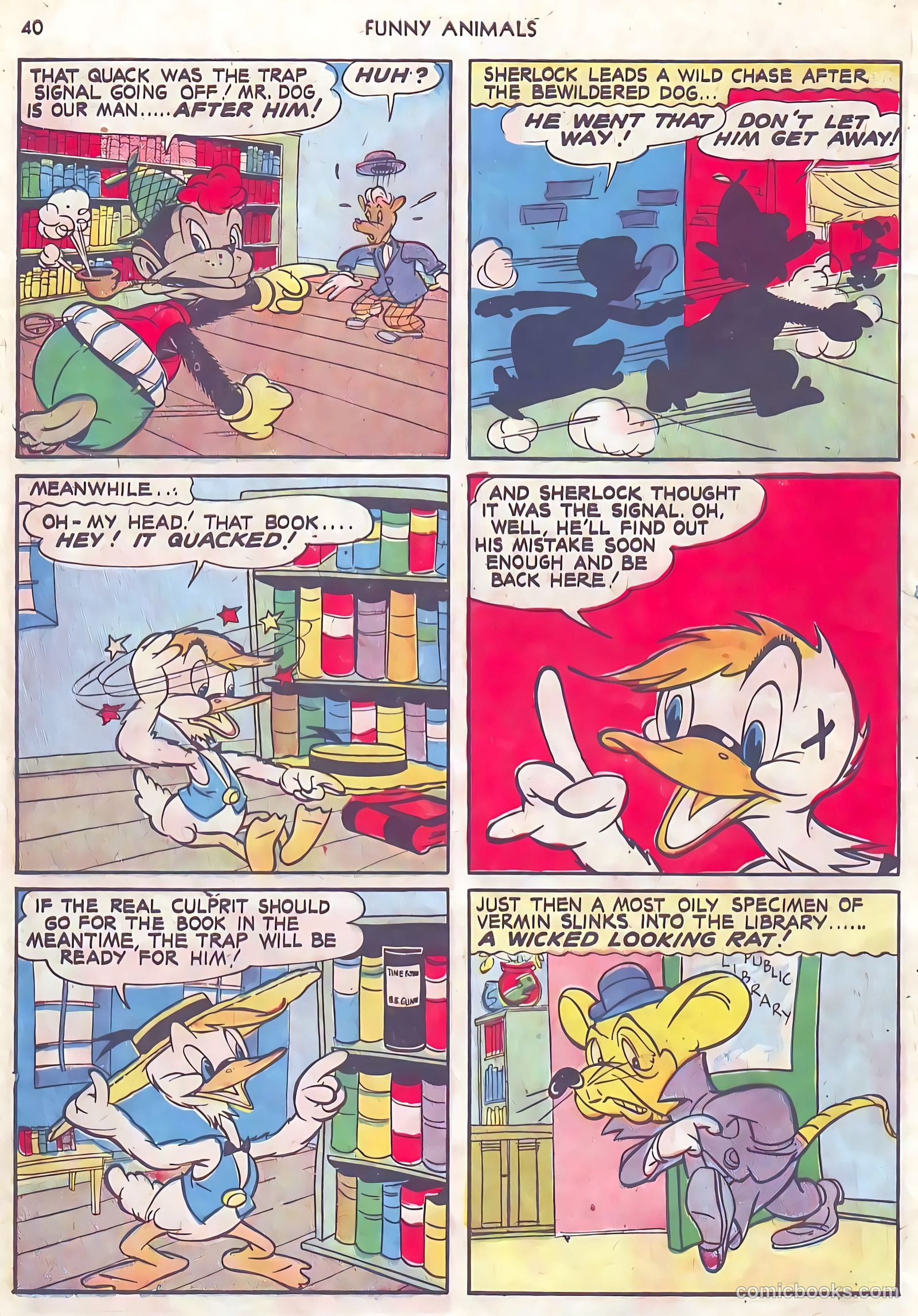 Fawcett's Funny Animals #10 (1943) — page 40 of 68