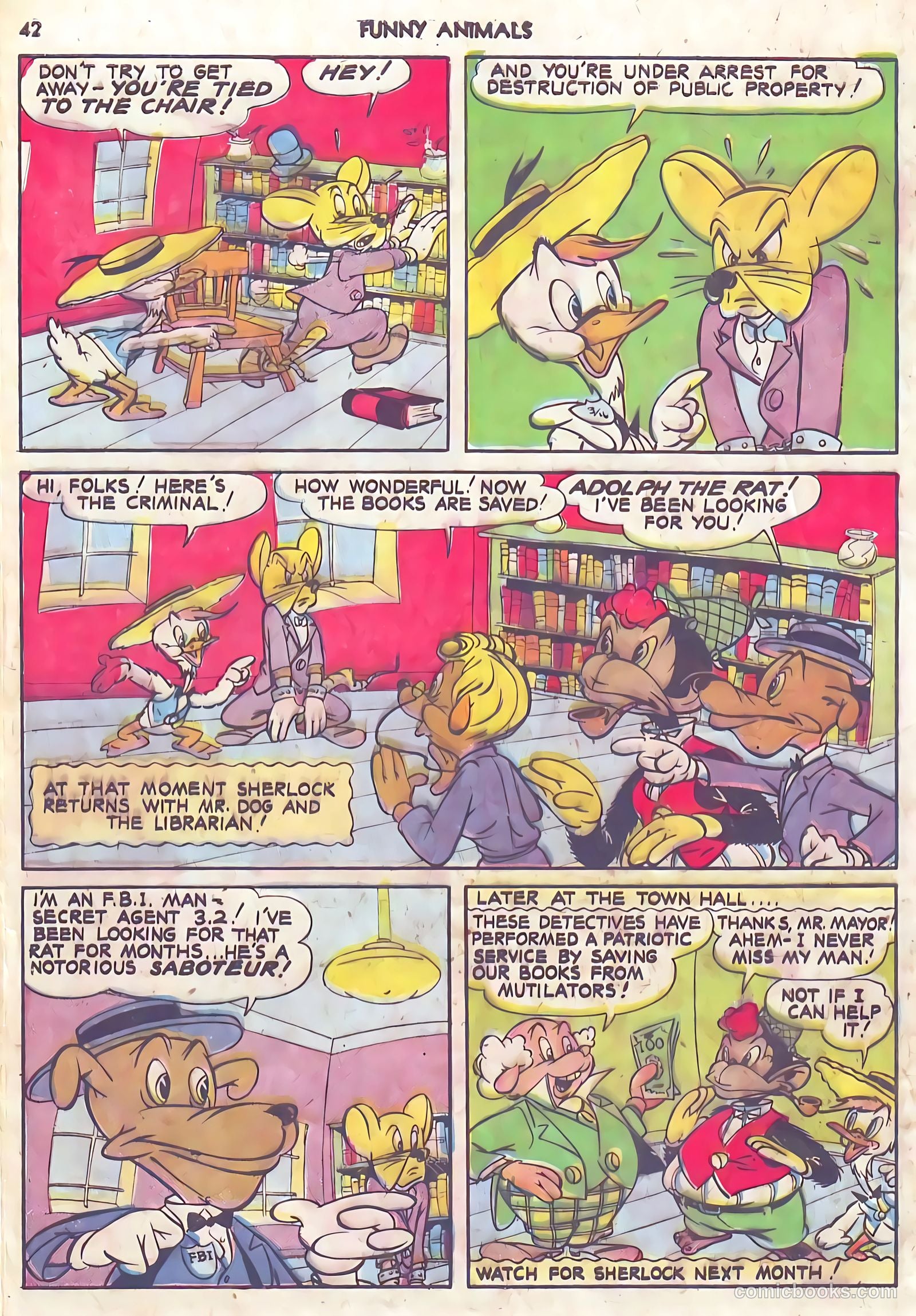 Fawcett's Funny Animals #10 (1943) — page 42 of 68