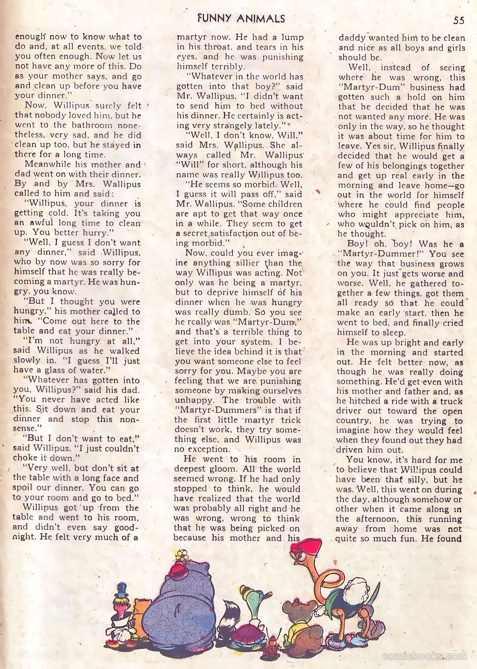 Fawcett's Funny Animals #10 (1943) — page 55 of 68