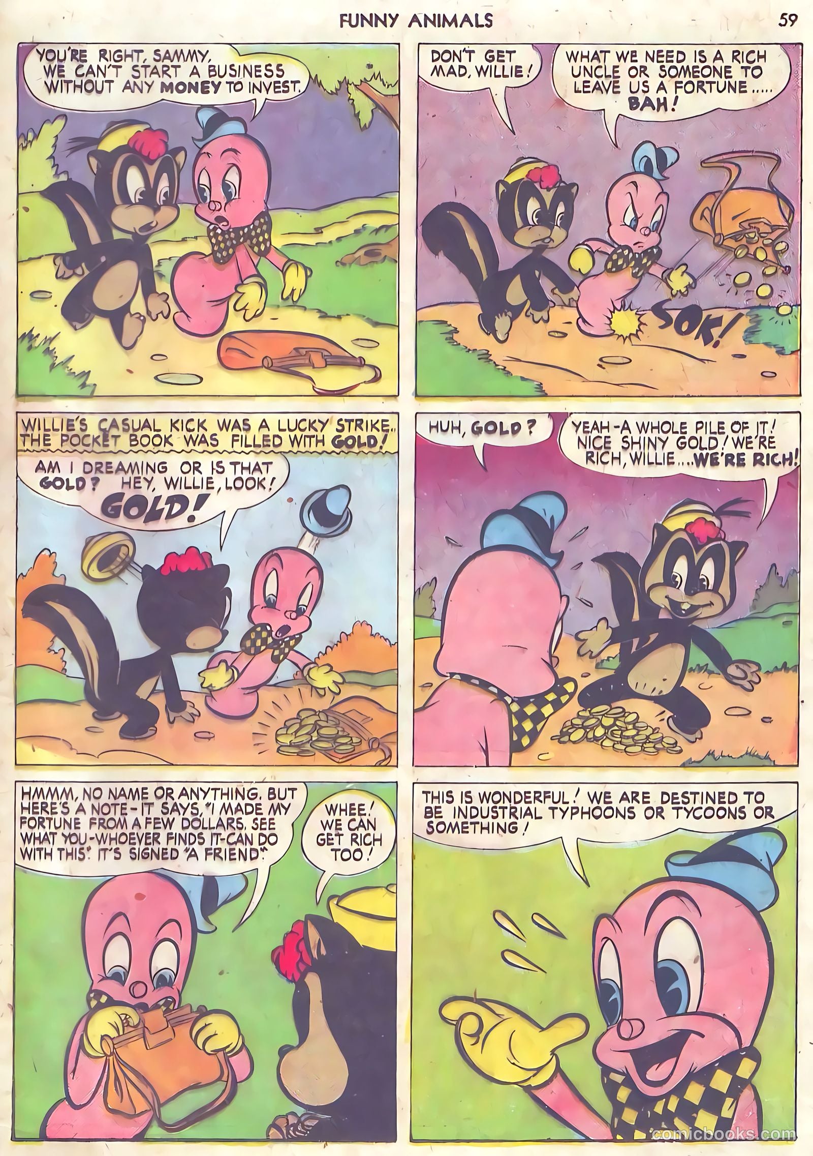 Fawcett's Funny Animals #10 (1943) — page 59 of 68
