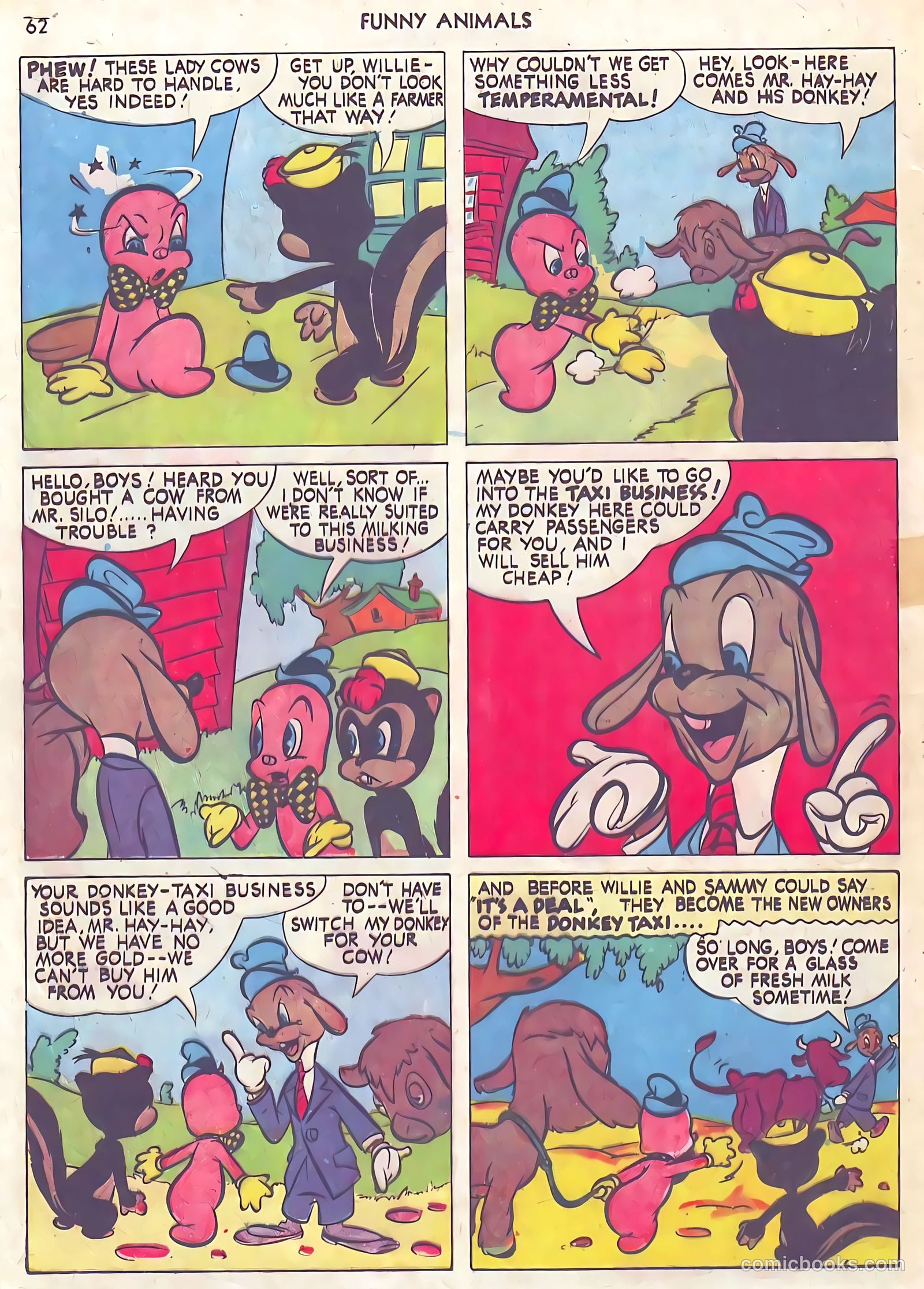 Fawcett's Funny Animals #10 (1943) — page 62 of 68