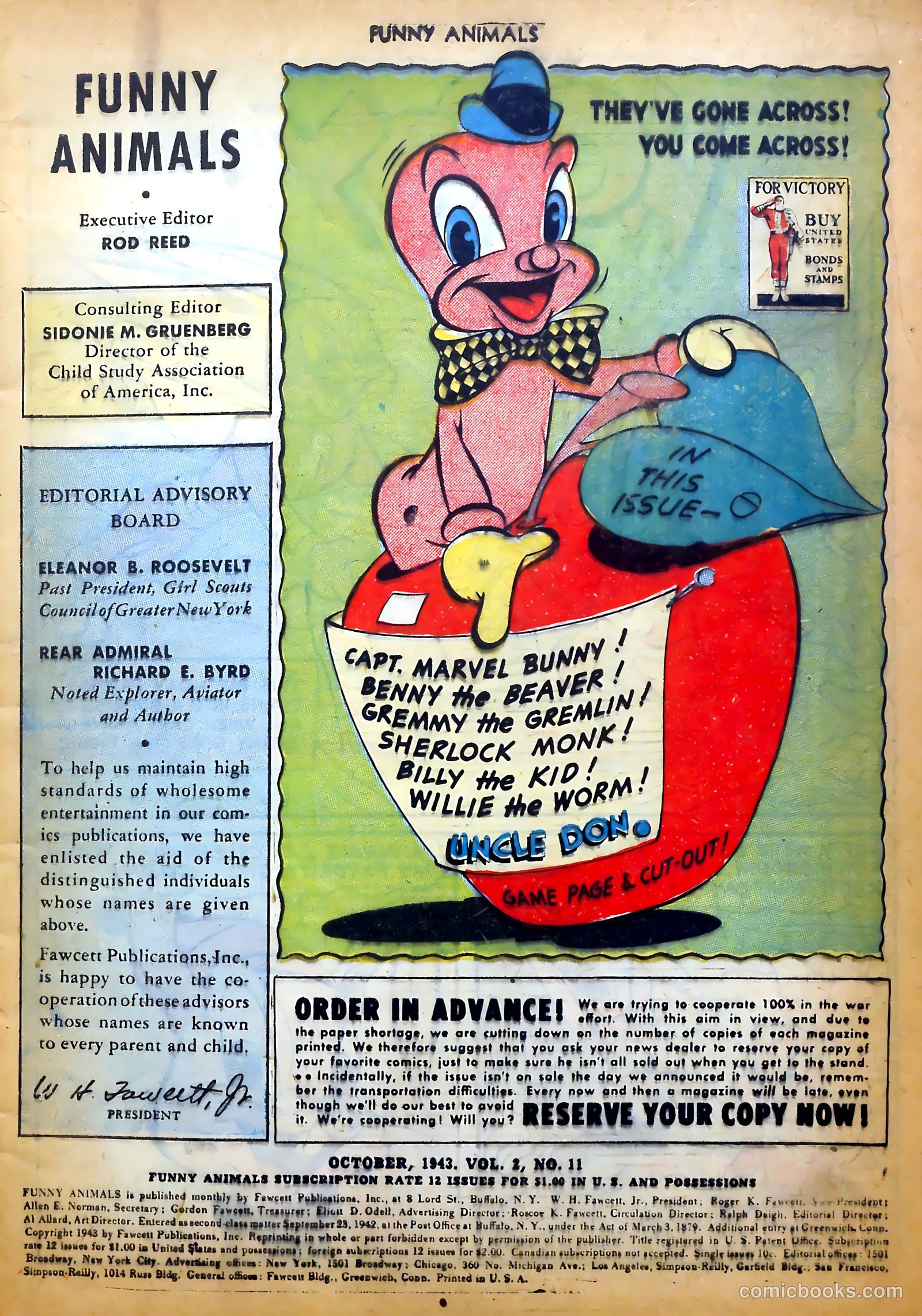 Fawcett's Funny Animals #11 (1943) — page 3 of 60