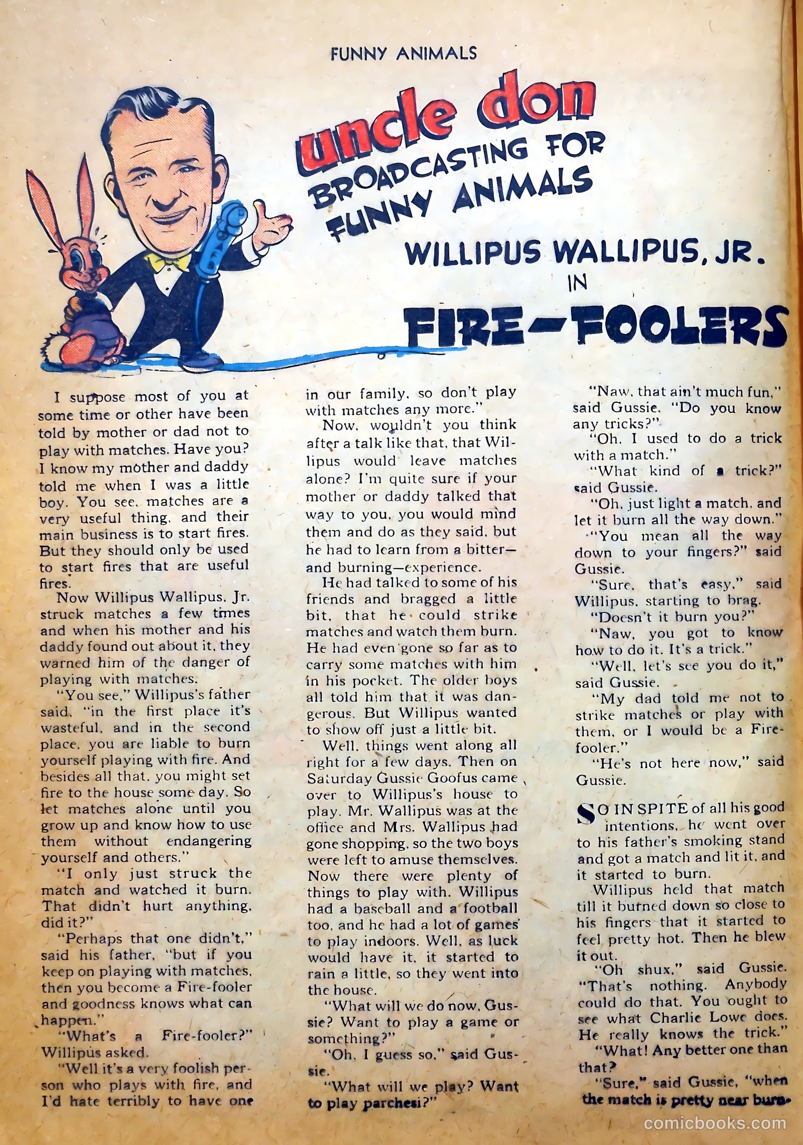 Fawcett's Funny Animals #11 (1943) — page 38 of 60