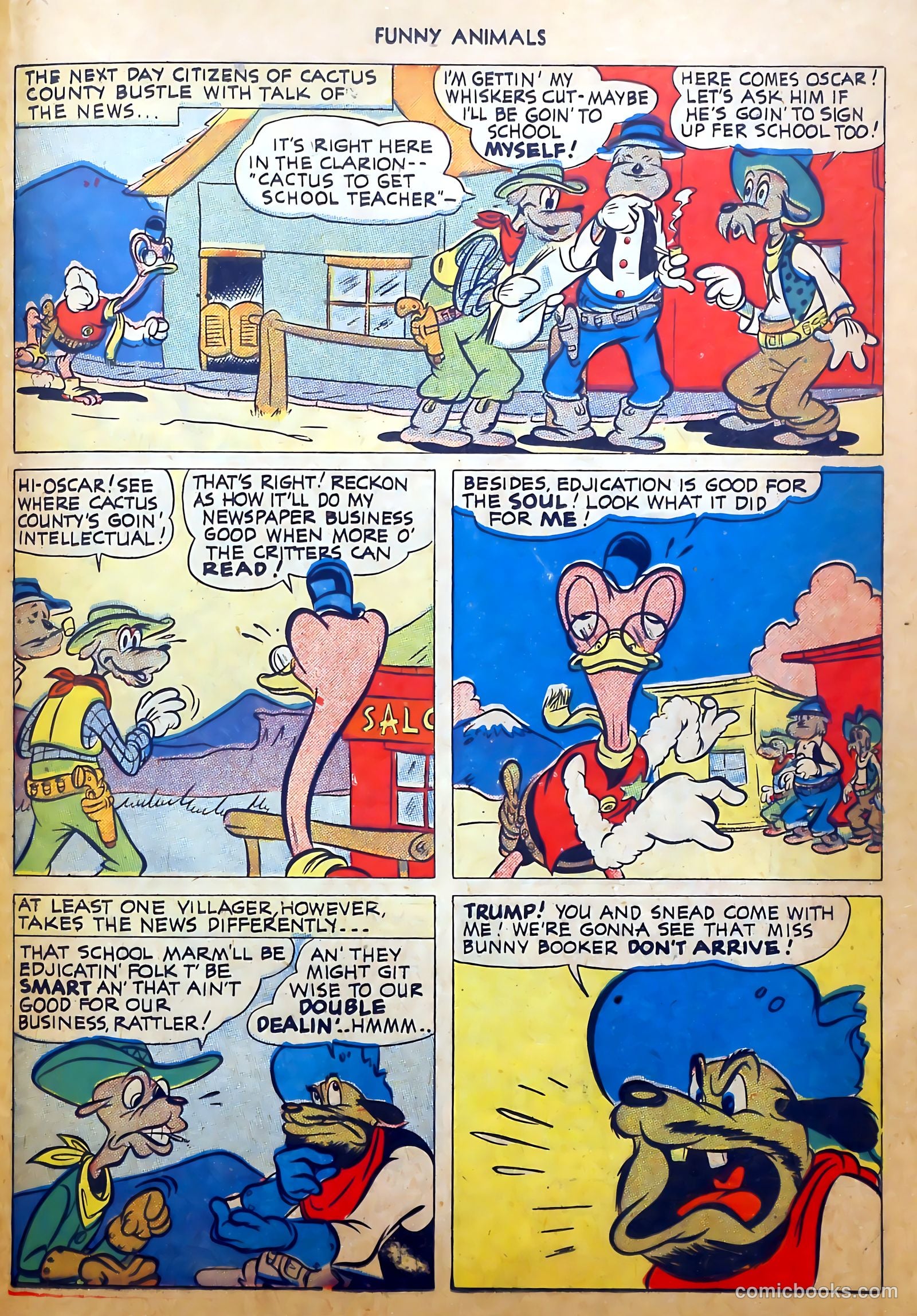 Fawcett's Funny Animals #11 (1943) — page 43 of 60