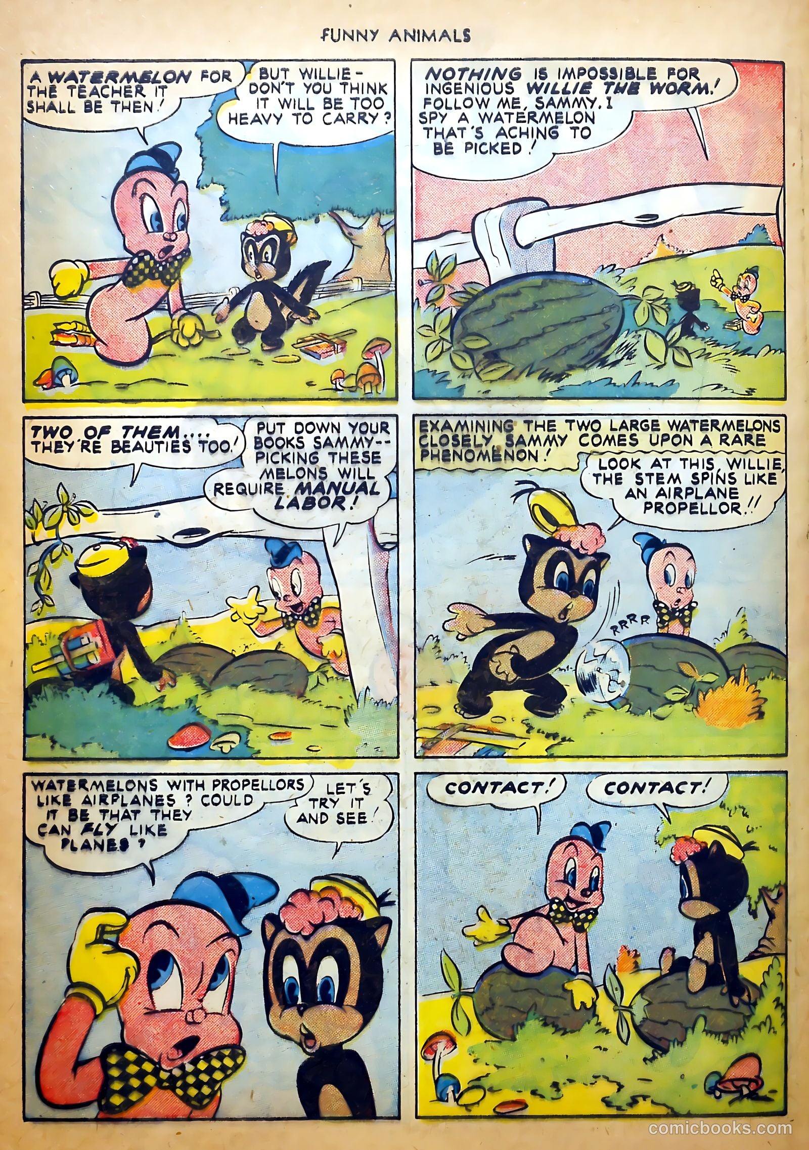 Fawcett's Funny Animals #11 (1943) — page 52 of 60