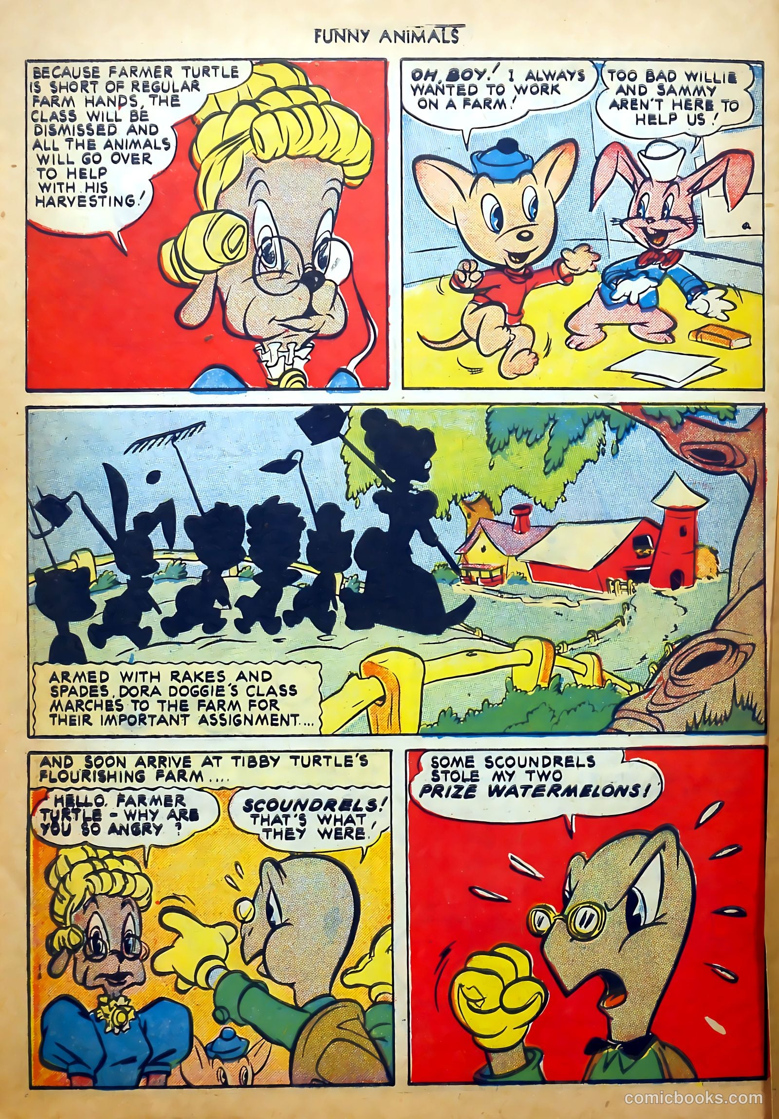 Fawcett's Funny Animals #11 (1943) — page 54 of 60