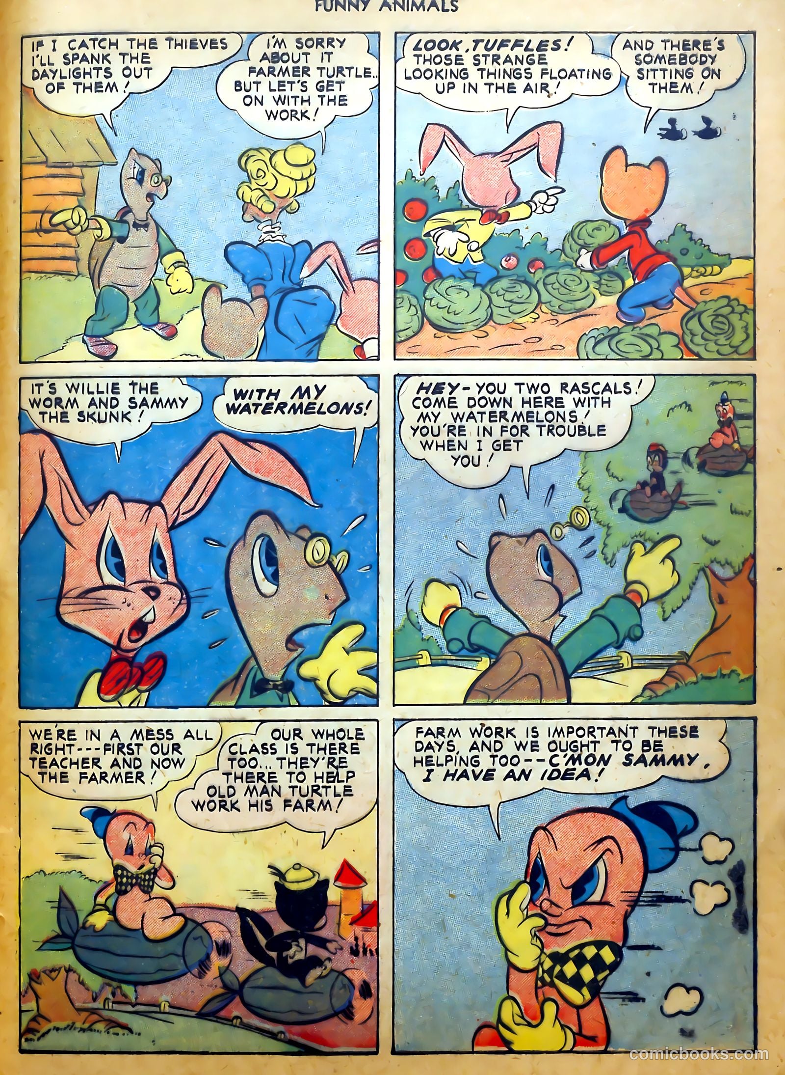Fawcett's Funny Animals #11 (1943) — page 55 of 60