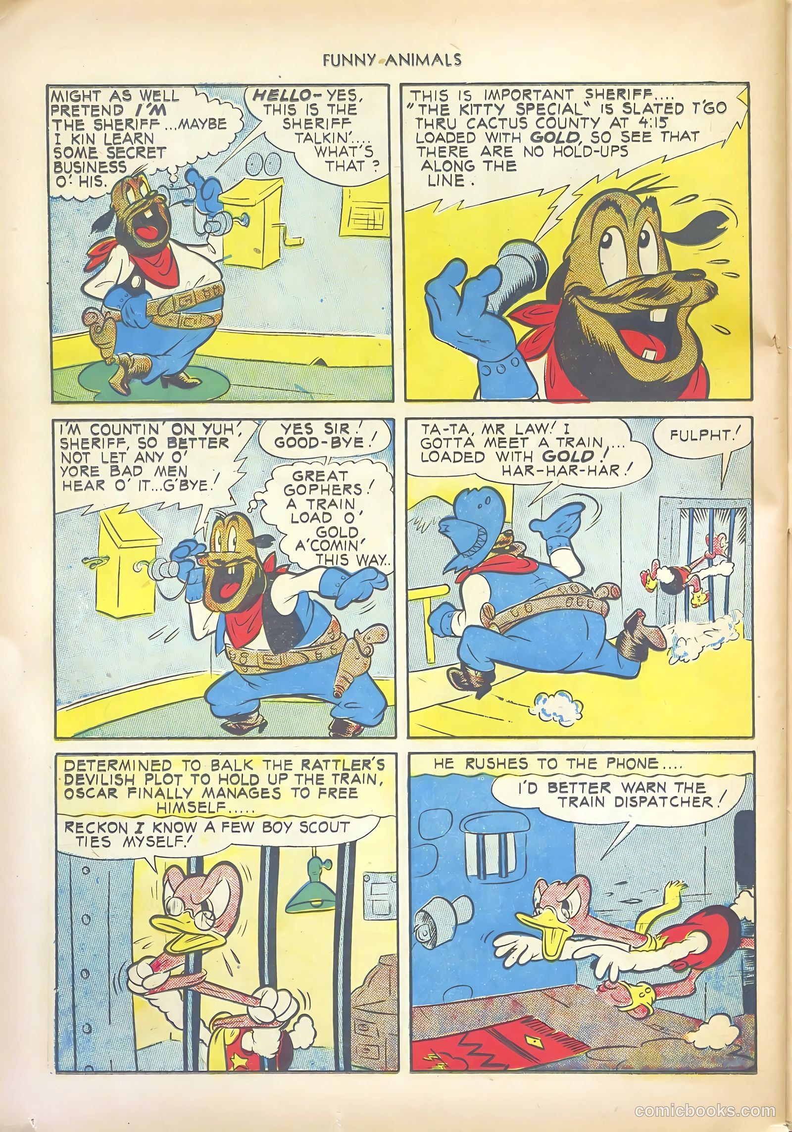Fawcett's Funny Animals #12 (1943) — page 46 of 60