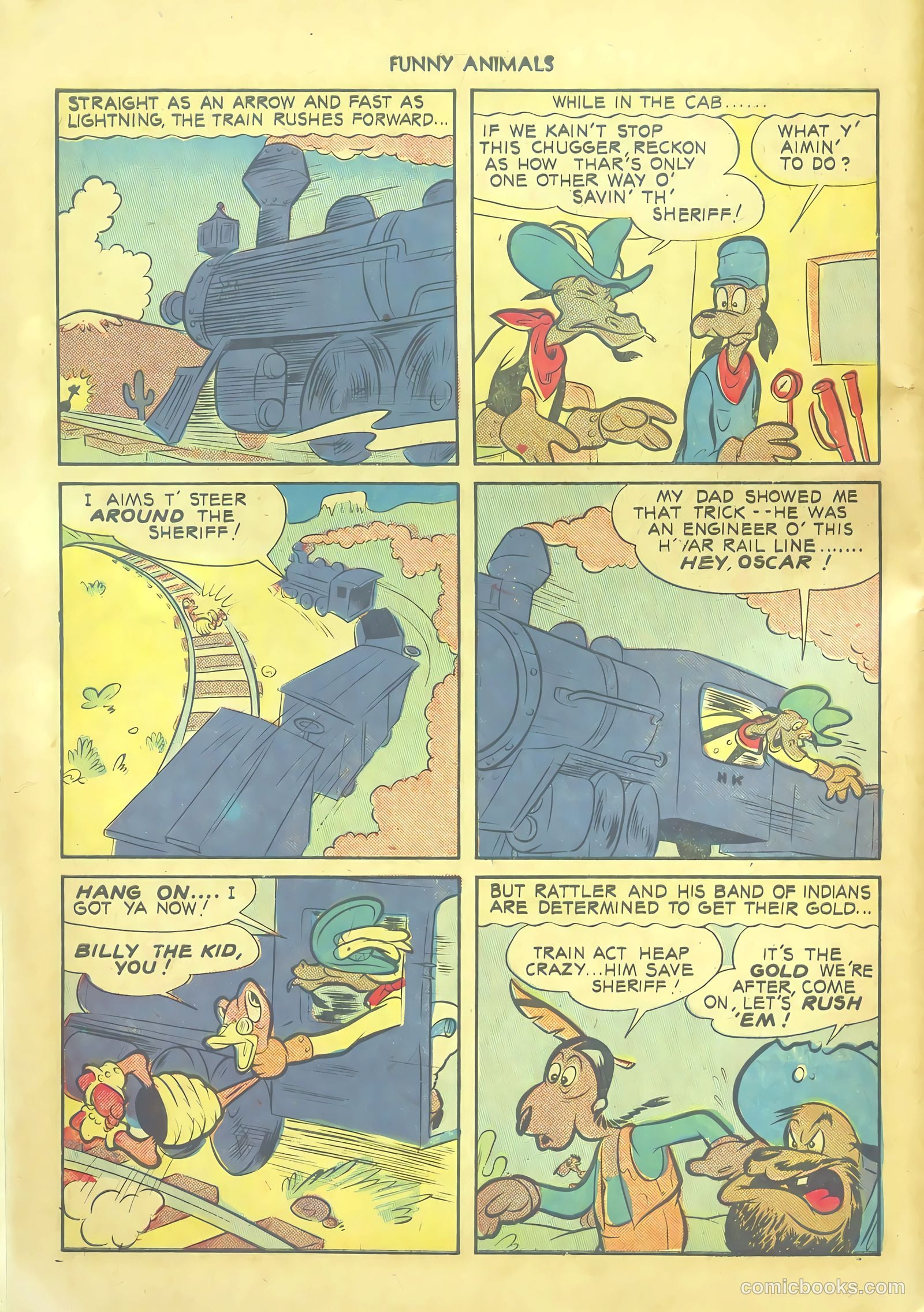 Fawcett's Funny Animals #12 (1943) — page 50 of 60