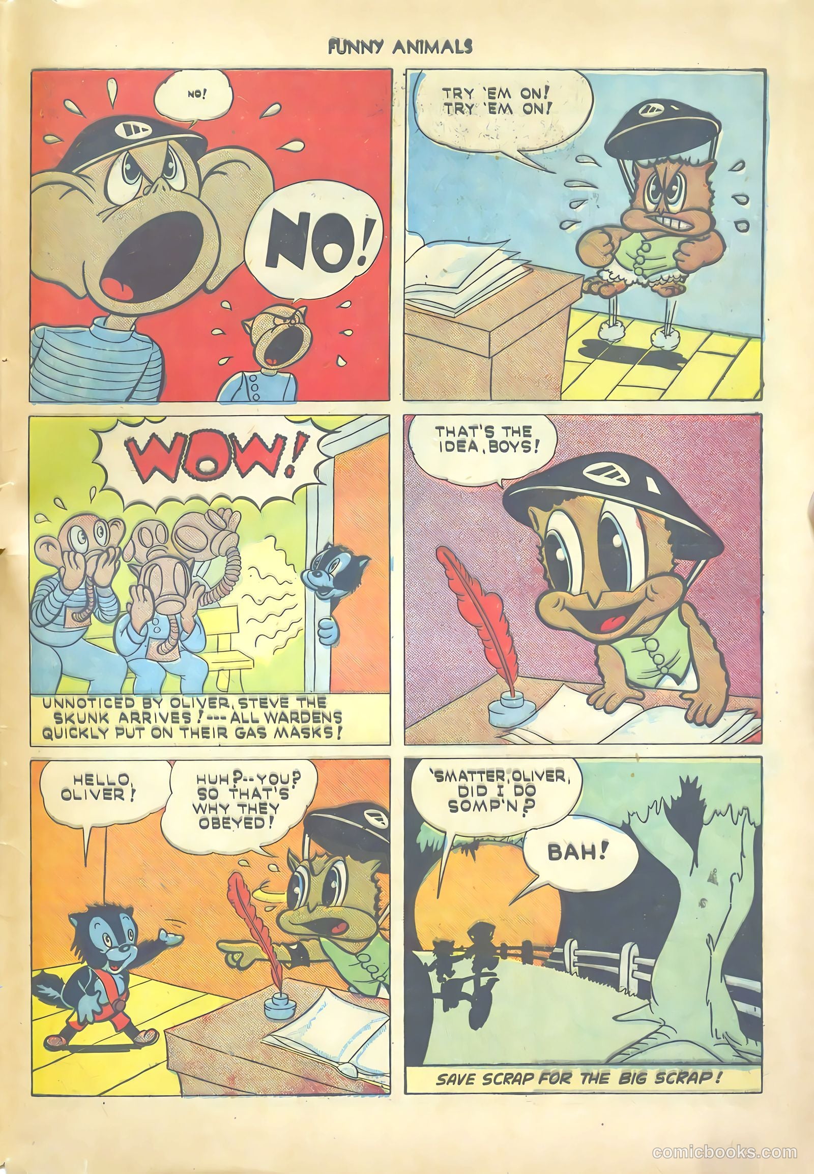 Fawcett's Funny Animals #12 (1943) — page 57 of 60