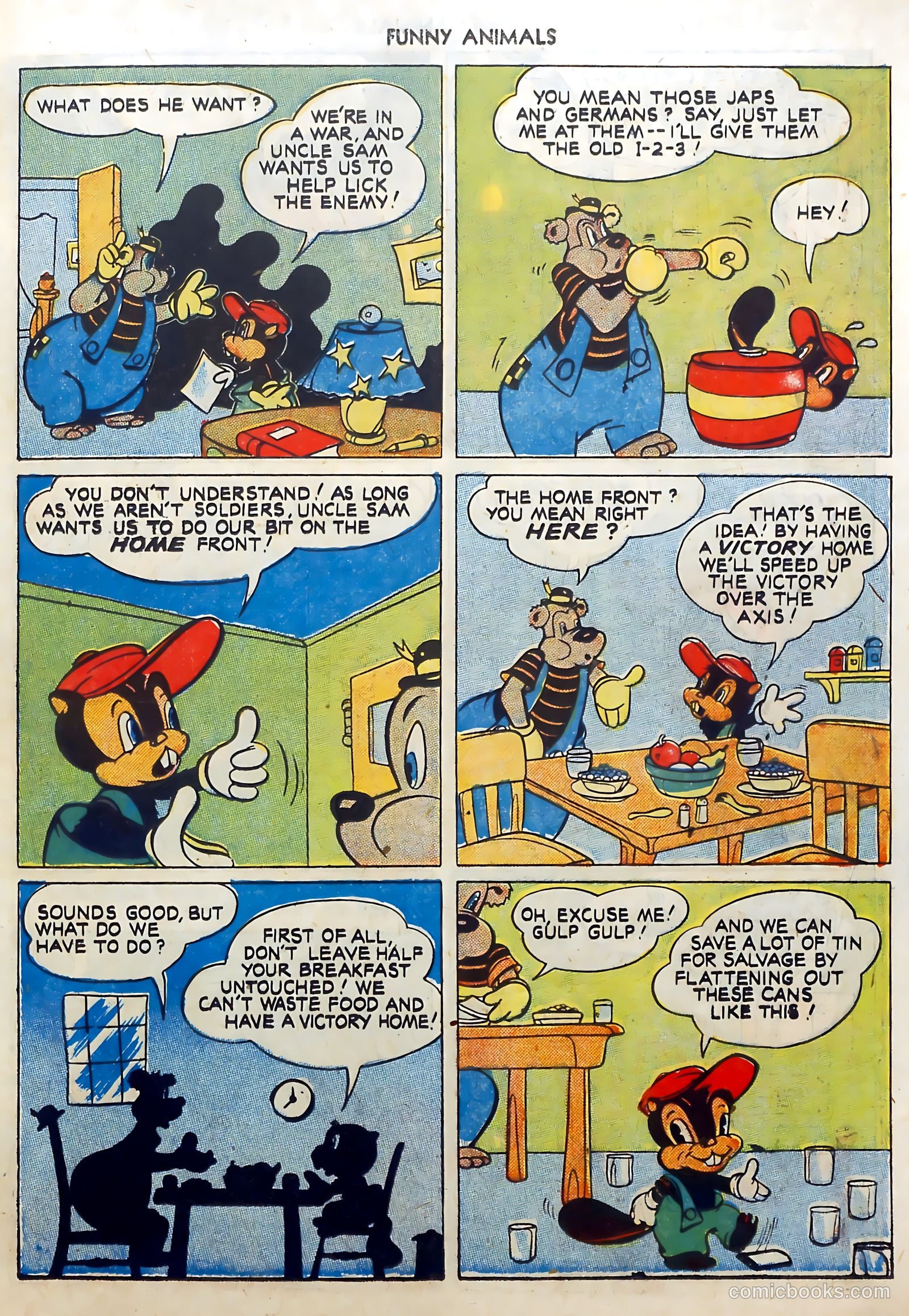 Fawcett's Funny Animals #13 (1943) — page 19 of 60