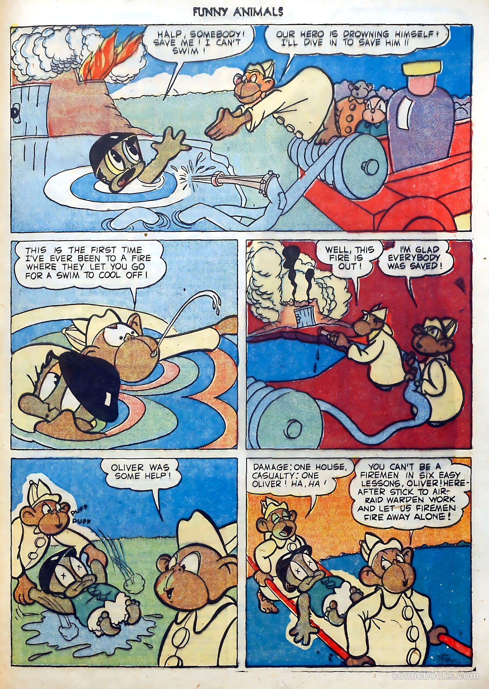 Fawcett's Funny Animals #13 (1943) — page 57 of 60